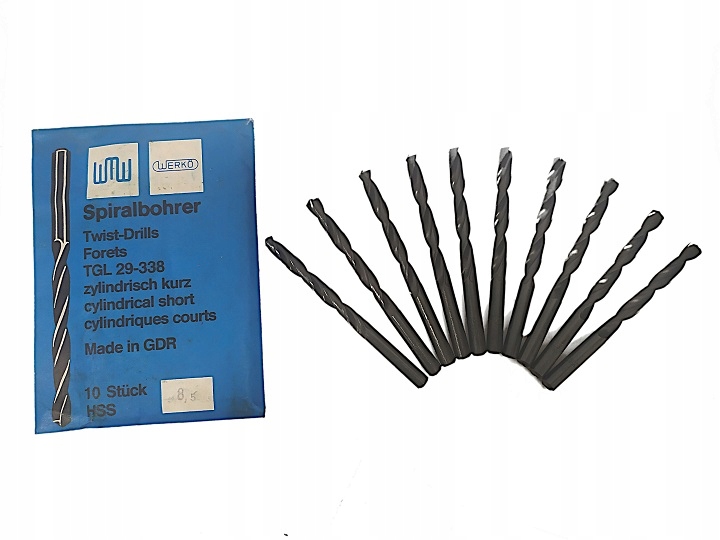 

Wiertła do metalu Hss średnica 8.5 mm 10 szt.