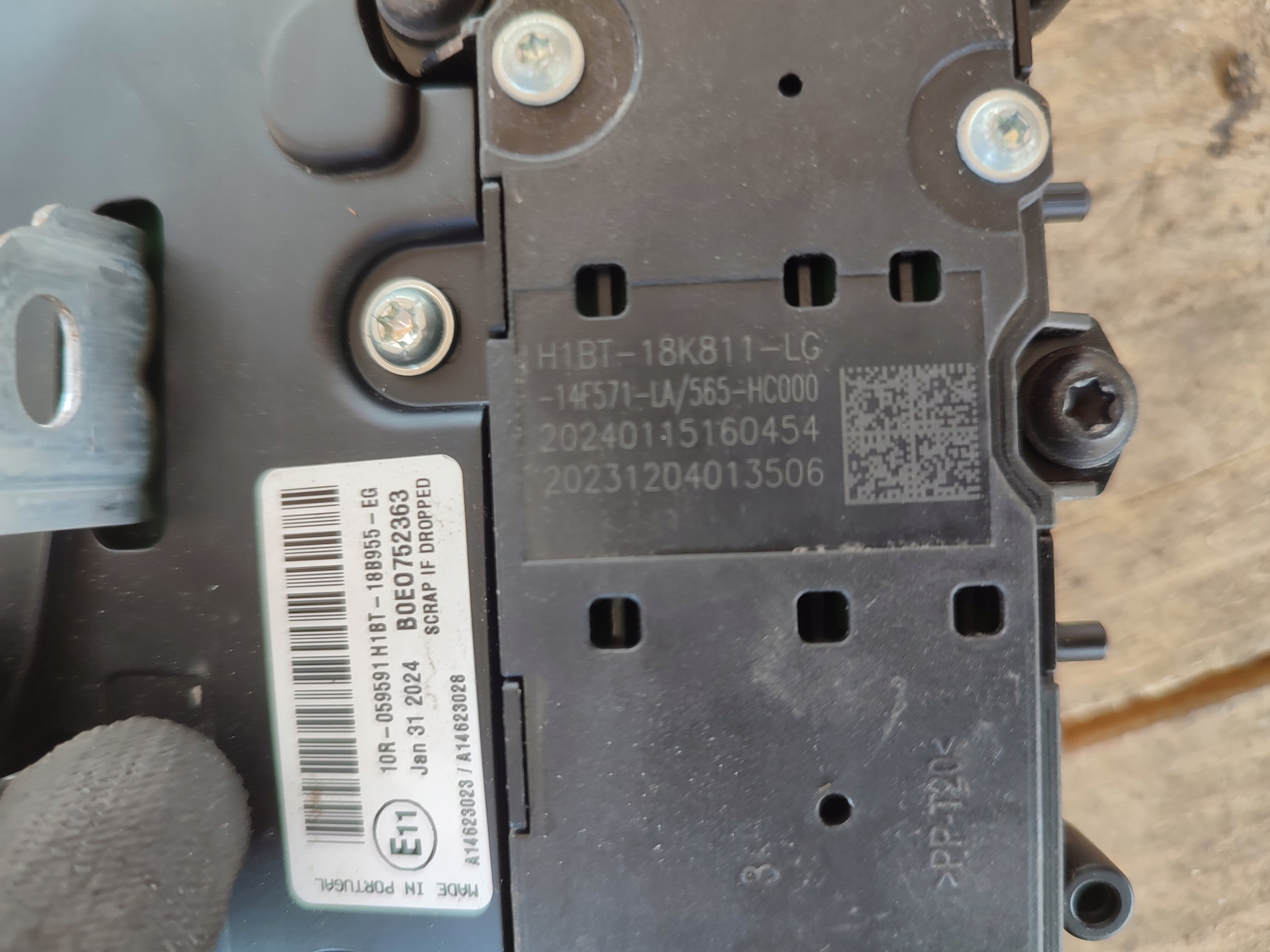 display PANEL RADIO FORD TRANSIT MK8 H1BT-18B955-EG
