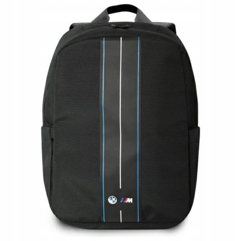 Bmw Nylon Blue Stripe – Batoh na notebook 16" (černý)