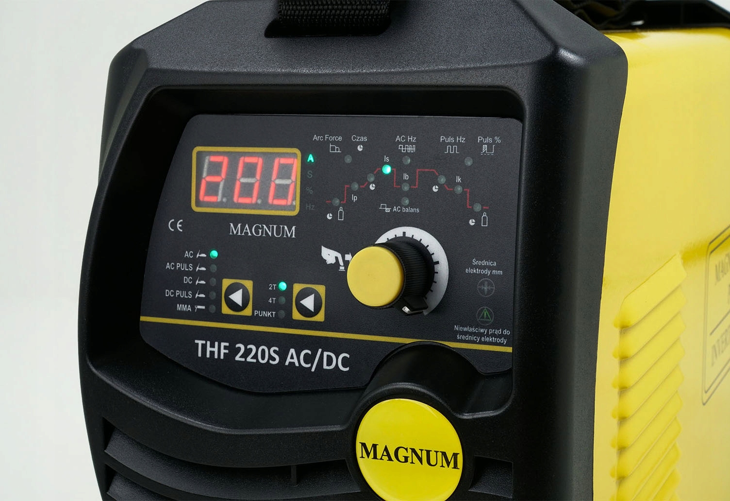 Spawarka Magnum TIG THF 220 AC/DC aluminium 200A EAN (GTIN) 5904624028486