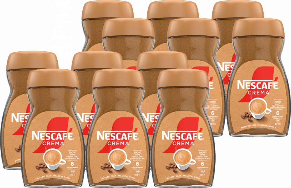 Kawa rozpuszczalna Nescafé Crema 200g x12