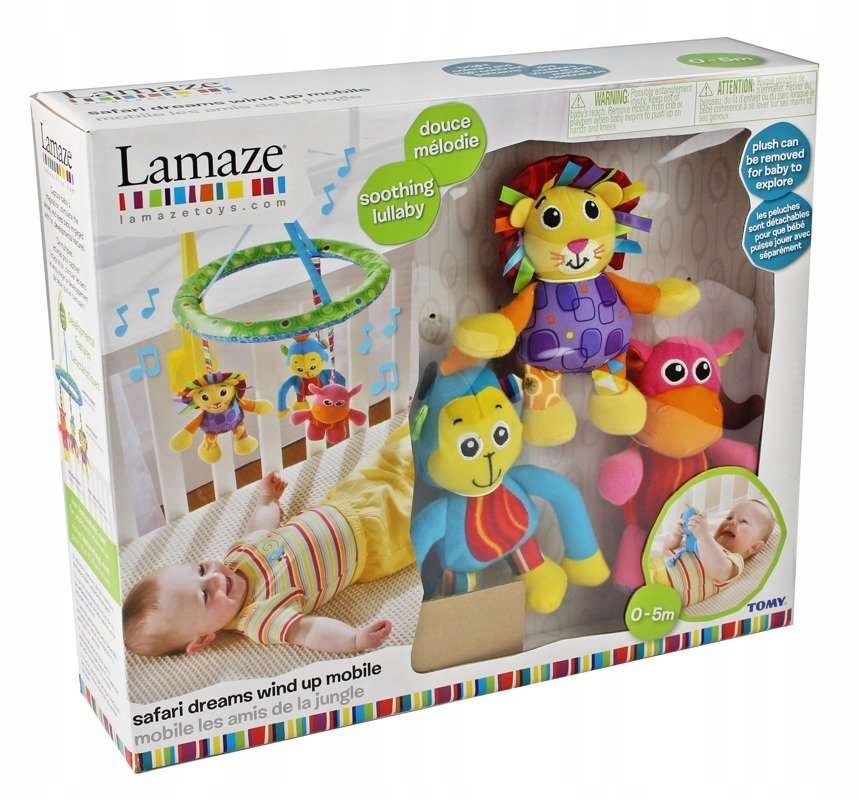 

Karuzela nakręcana do łóżeczka Dżungla Lamaze