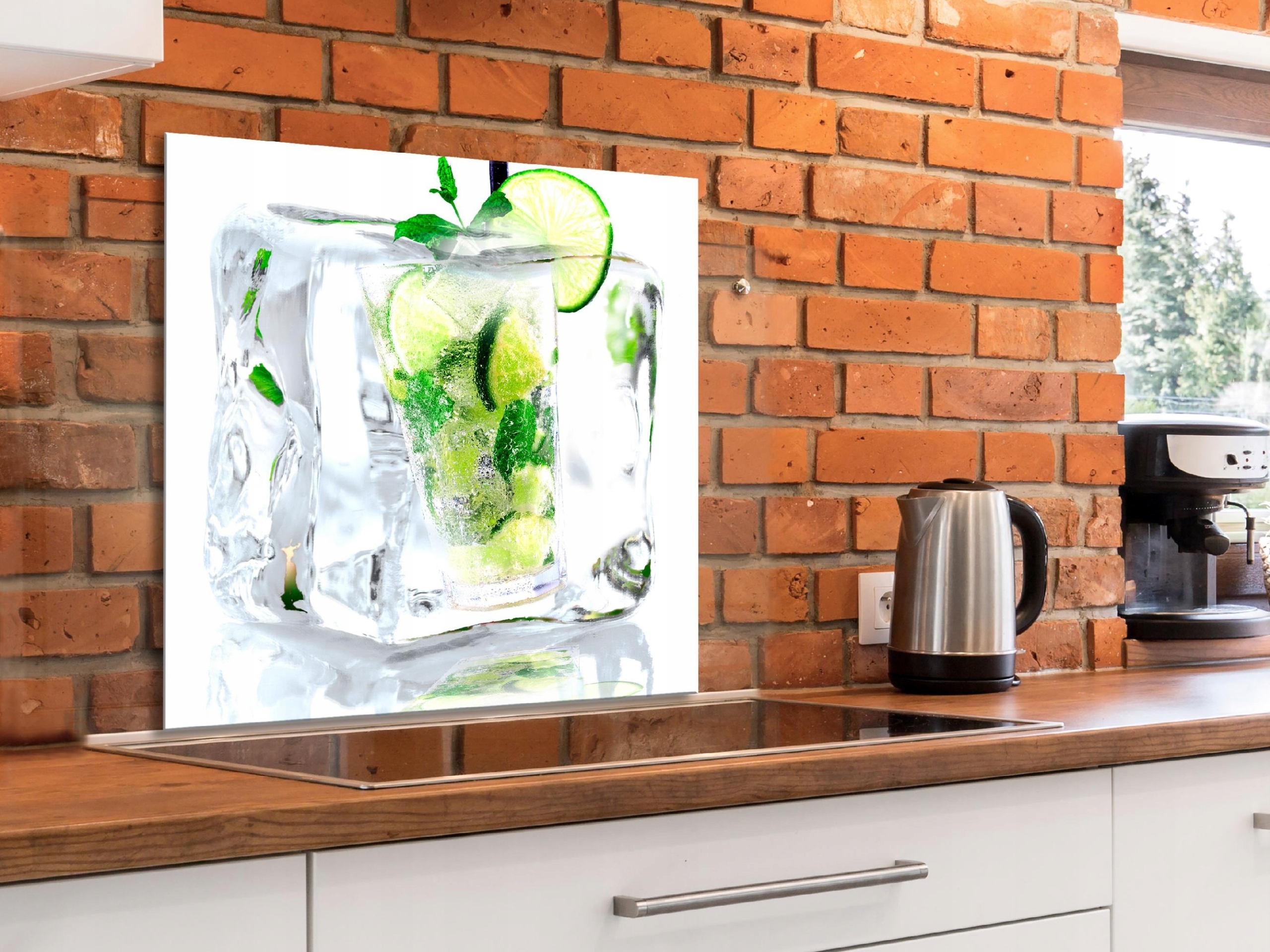 Skleněný Kuchyňský Panel 80x80 j-A-0078-aq-a
