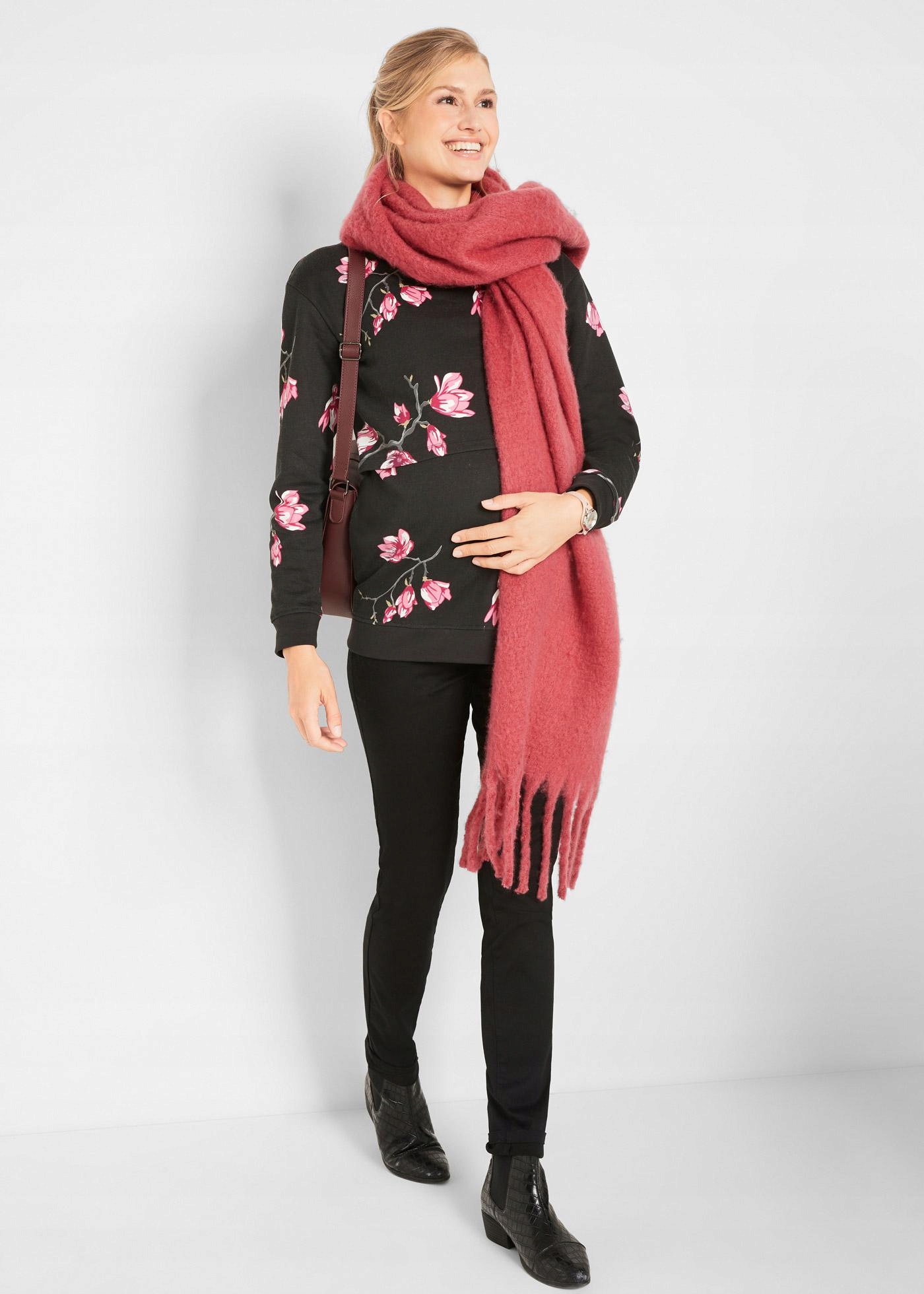 BLUZA CIĄŻOWA KWIATY __32 Rozmiar 32