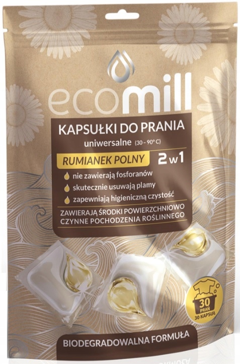 

Kapsułki do prania Ecomill Rumianek Polny 30 szt.
