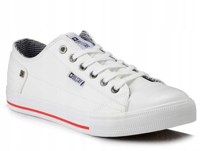 

Trampki Big Star DD174260 Białe Męskie Ekoskóra 43