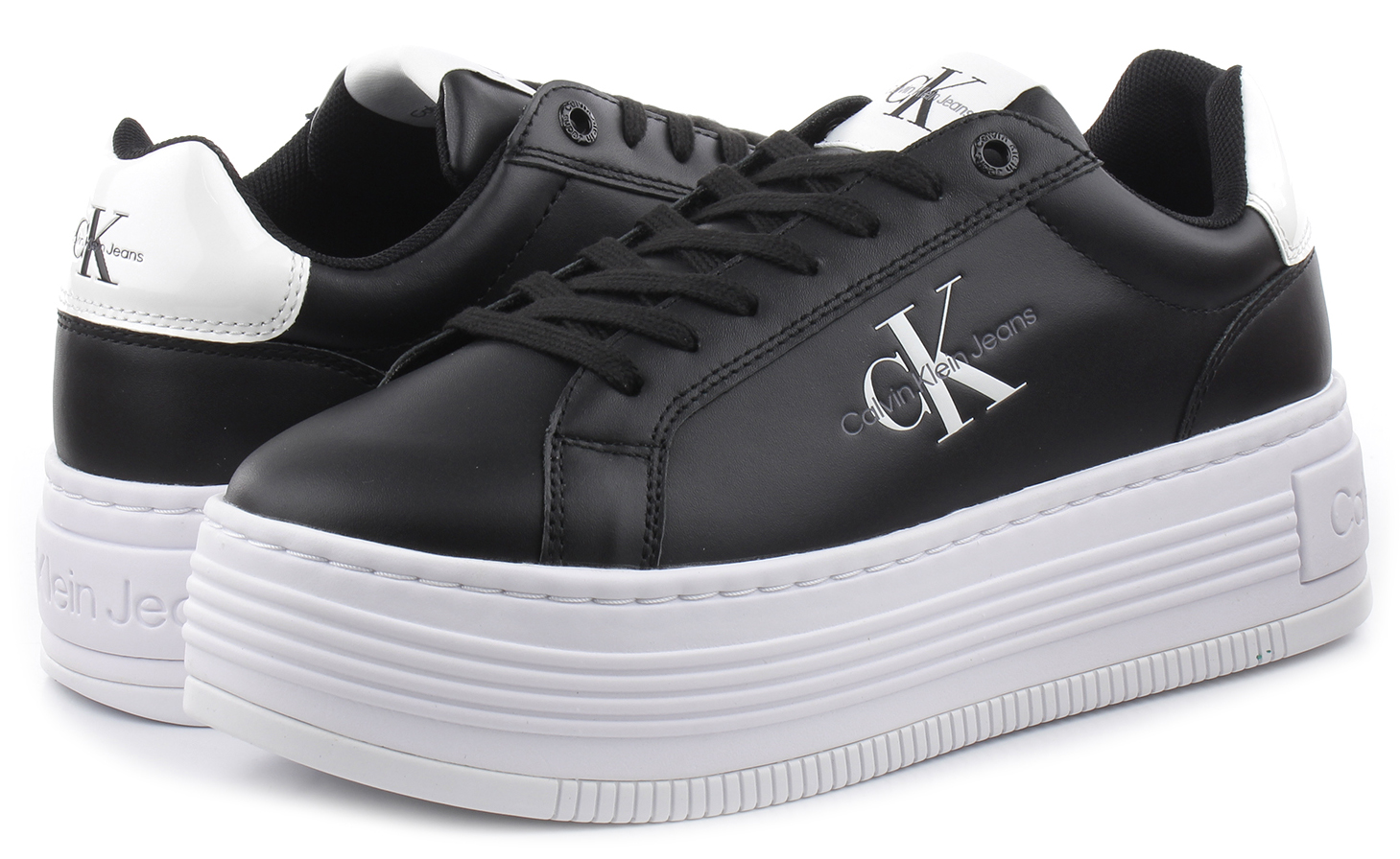 Calvin Klein Bold Platf Low Lace kůže vel 41