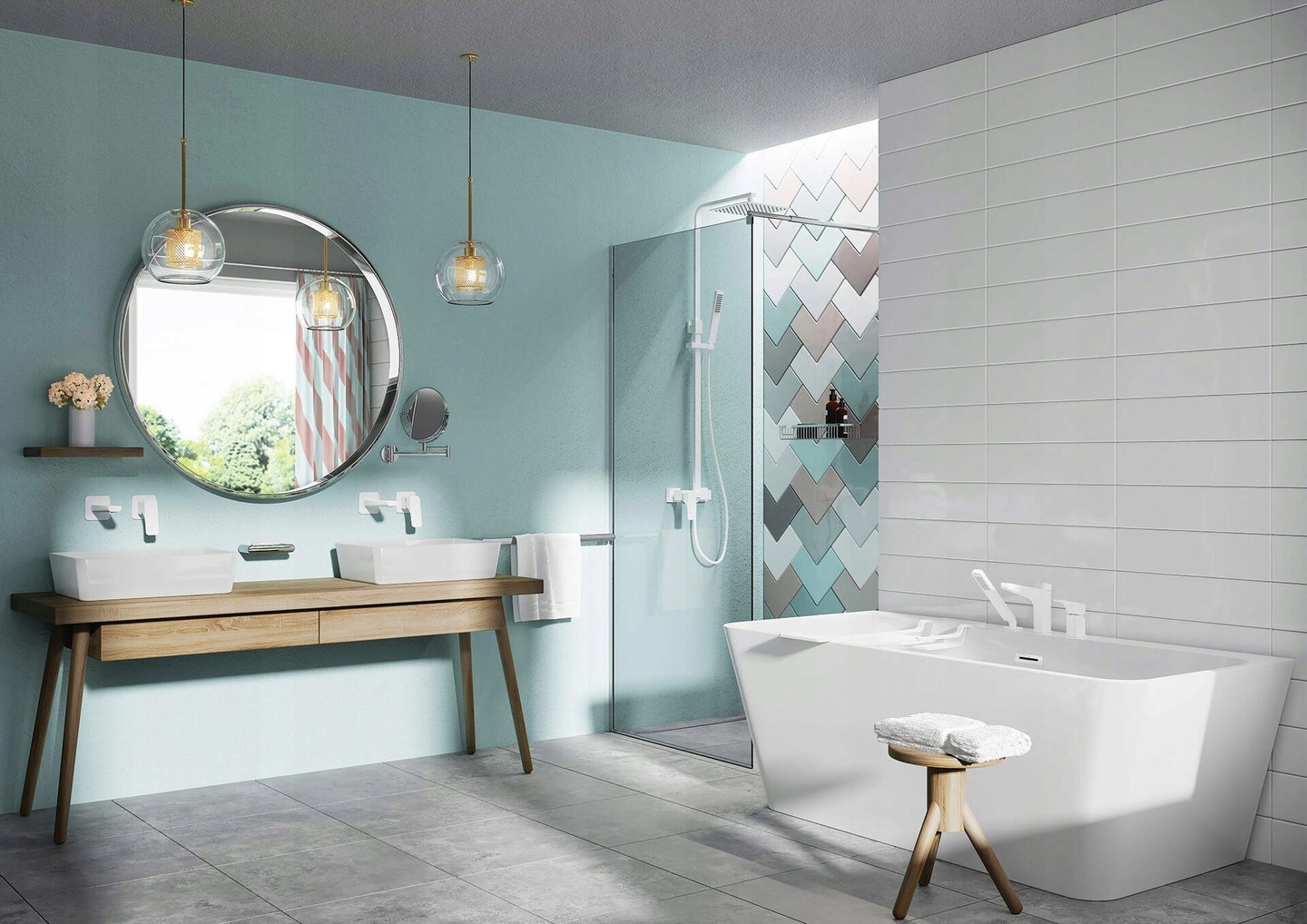 DEANTE BATERIA HIACYNT WANNOWA 3-OTWOROWA BIANCO EAN (GTIN) 5908212084960