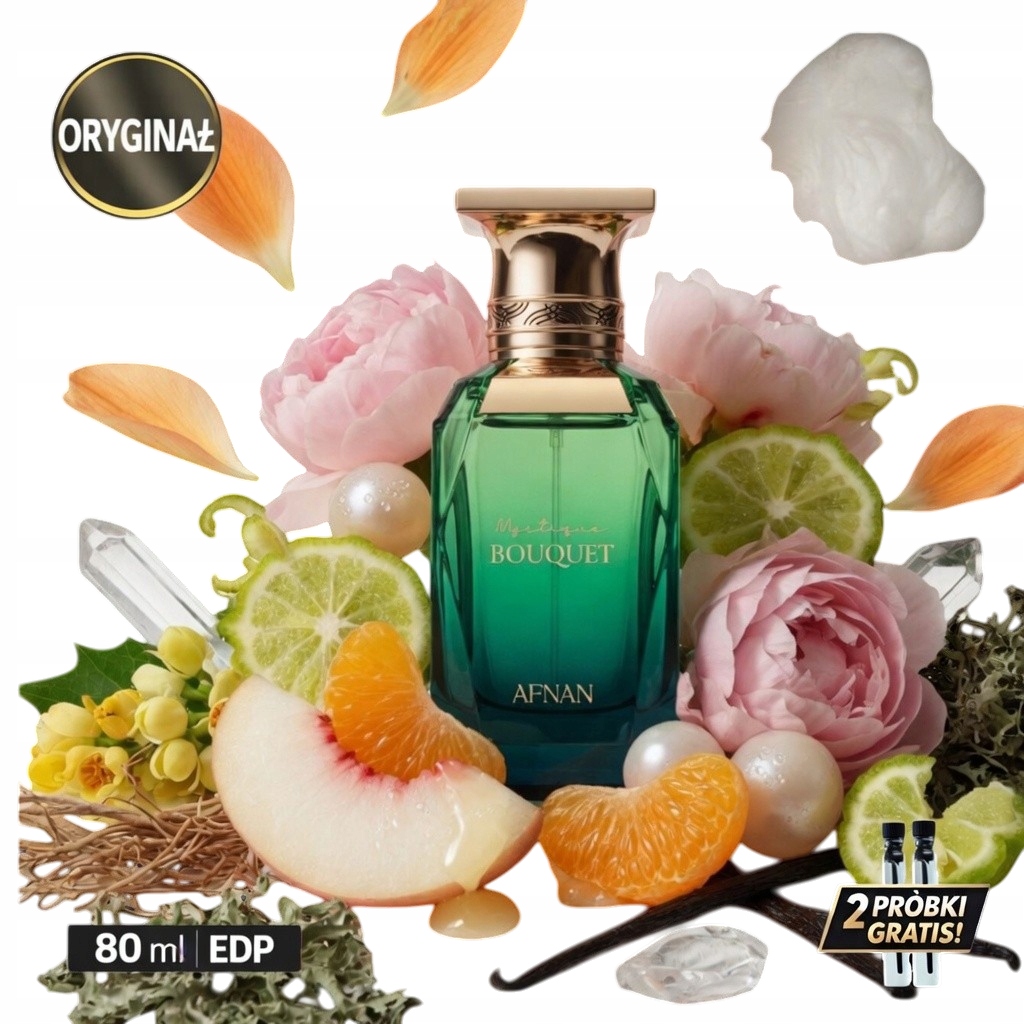 Perfumy Afnan Mystique Bouquet 80ml 2 Próbki