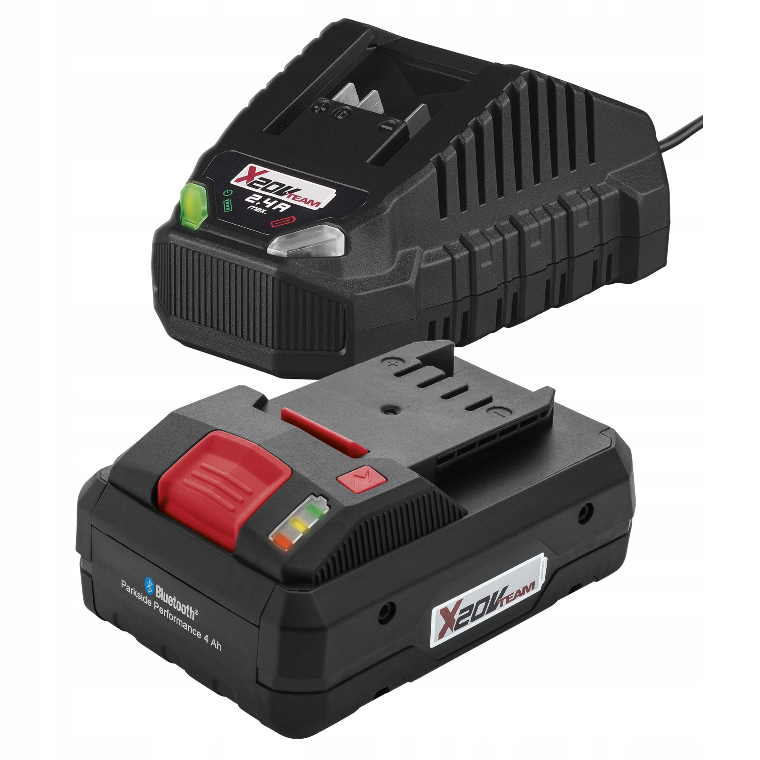 Akumulator SMART 4ah ładowarka 65W PARKSIDE Performance Zestaw