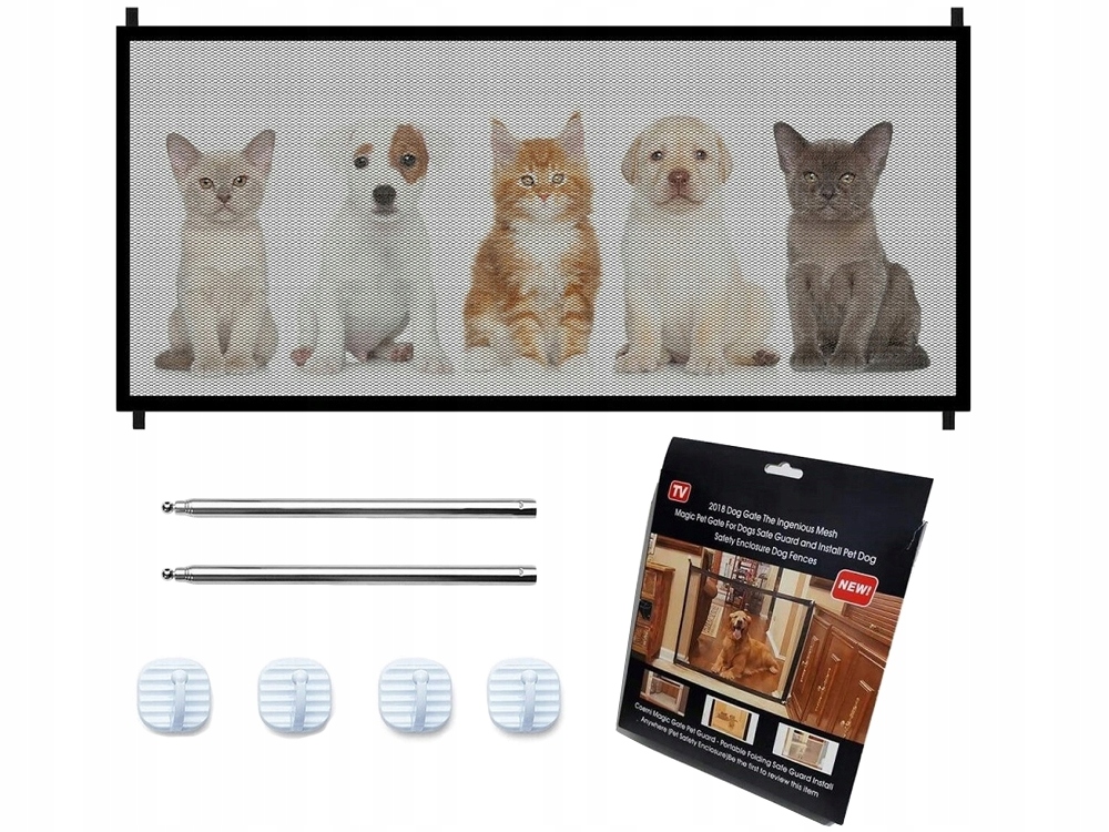 BRAMKA ZABEZPIECZAJĄCA PRZEGRODA PSA KOTA DRZWI Rodzaj przykręcana