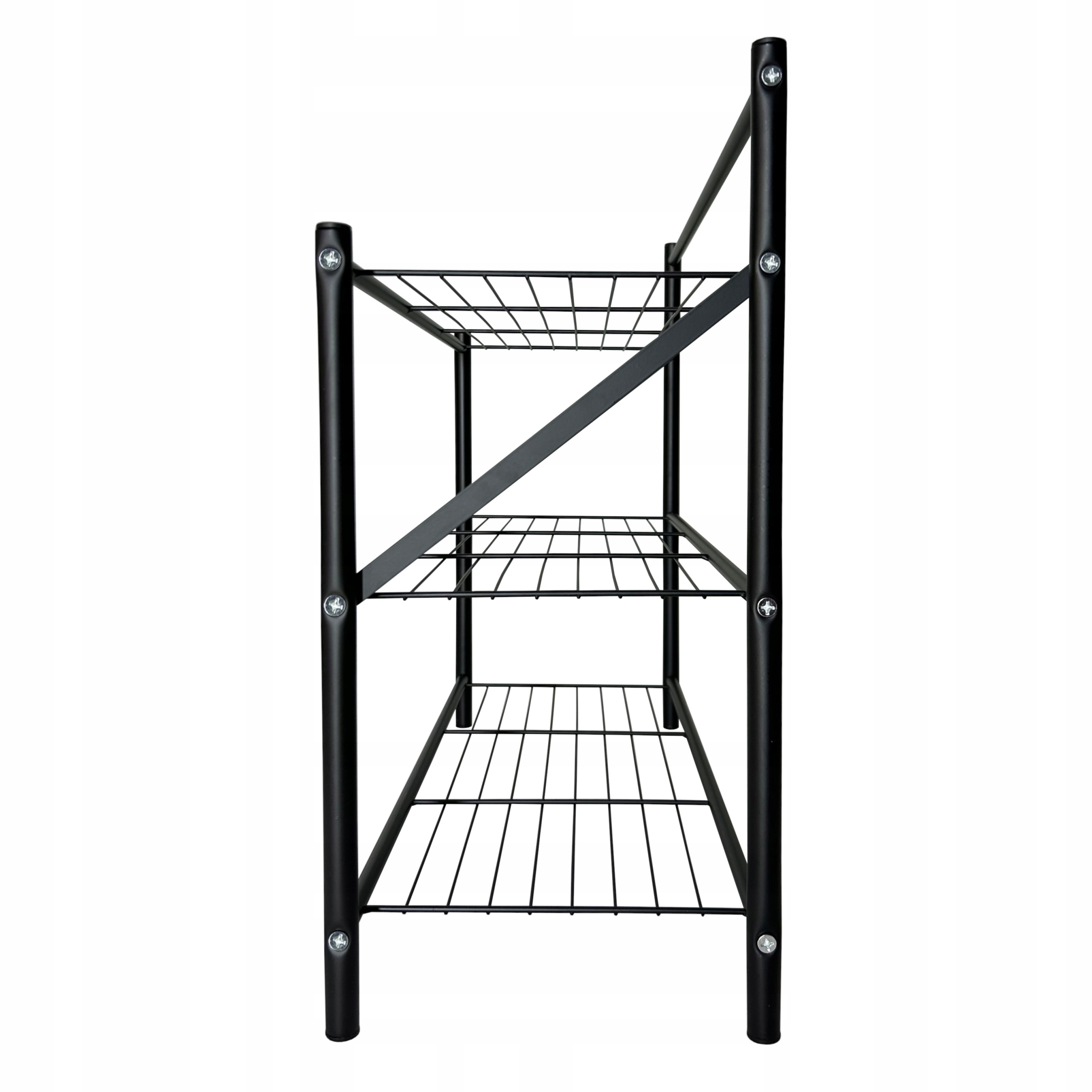 SZAFKA NA BUTY PÓŁKA REGAŁ STOJAK OBUWIE SOLIDNA METALOWA SOLIDNA Szerokość mebla 65 cm