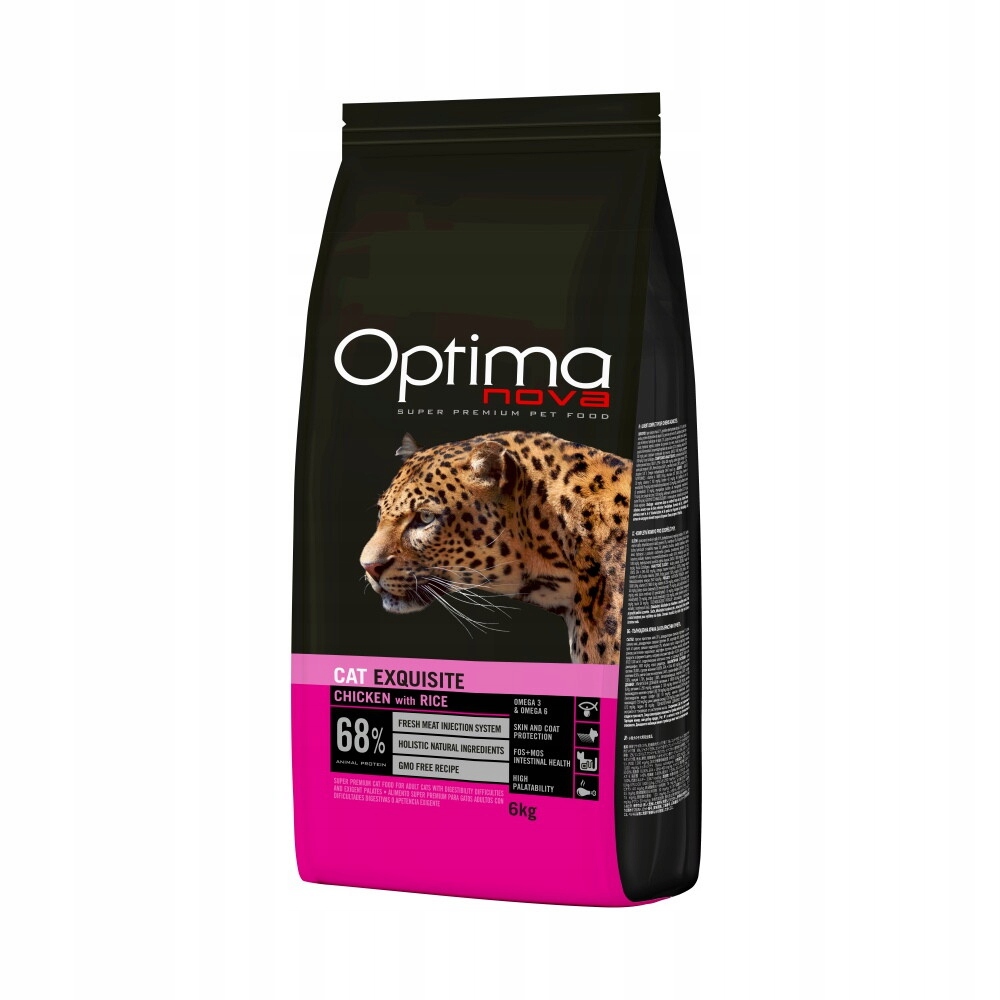Optimanova Cat Adult Exquisite koty wybredne 6kg