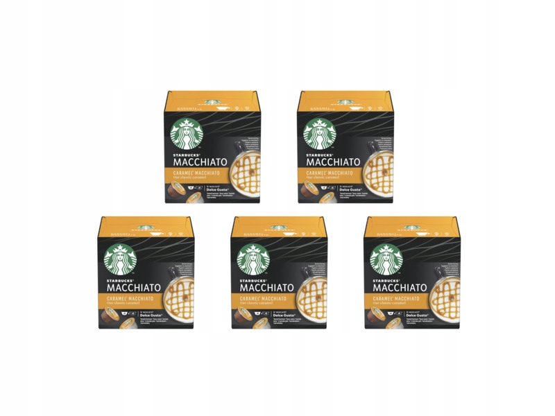 Kapsułki Starbucks Caramel Macchiato do Nescafe Dolce Gusto 5x 12szt