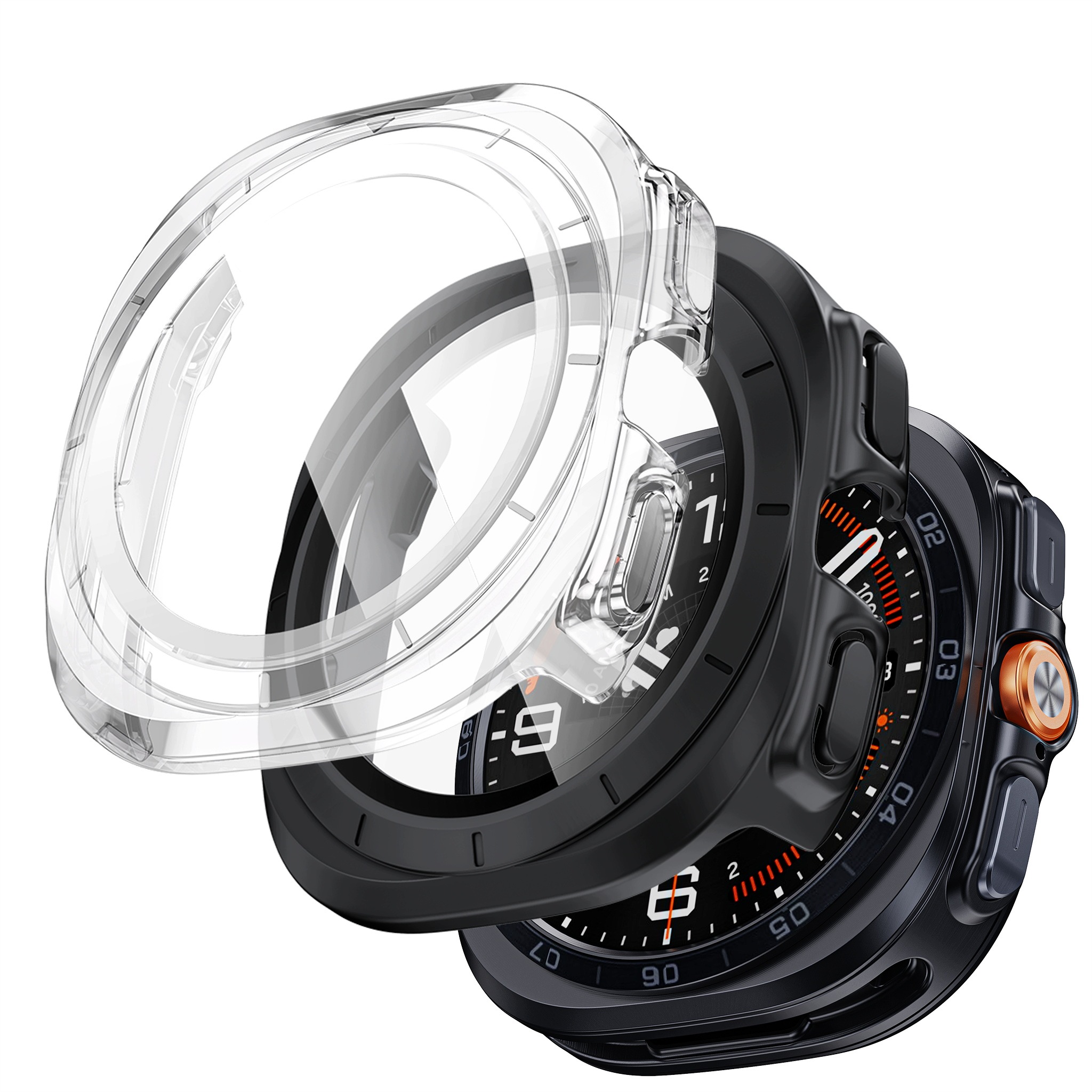 Tech- Protect Defense 2- Pack Samsung Galaxy Watch Ultra 2 2026 (47 mm)