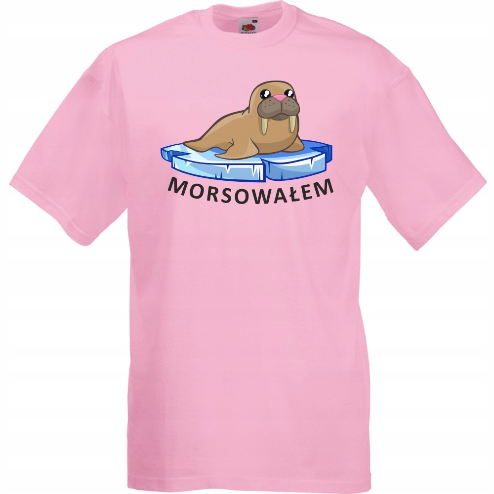 

Koszulka morsowałem morsy morsowanie XXL różowa