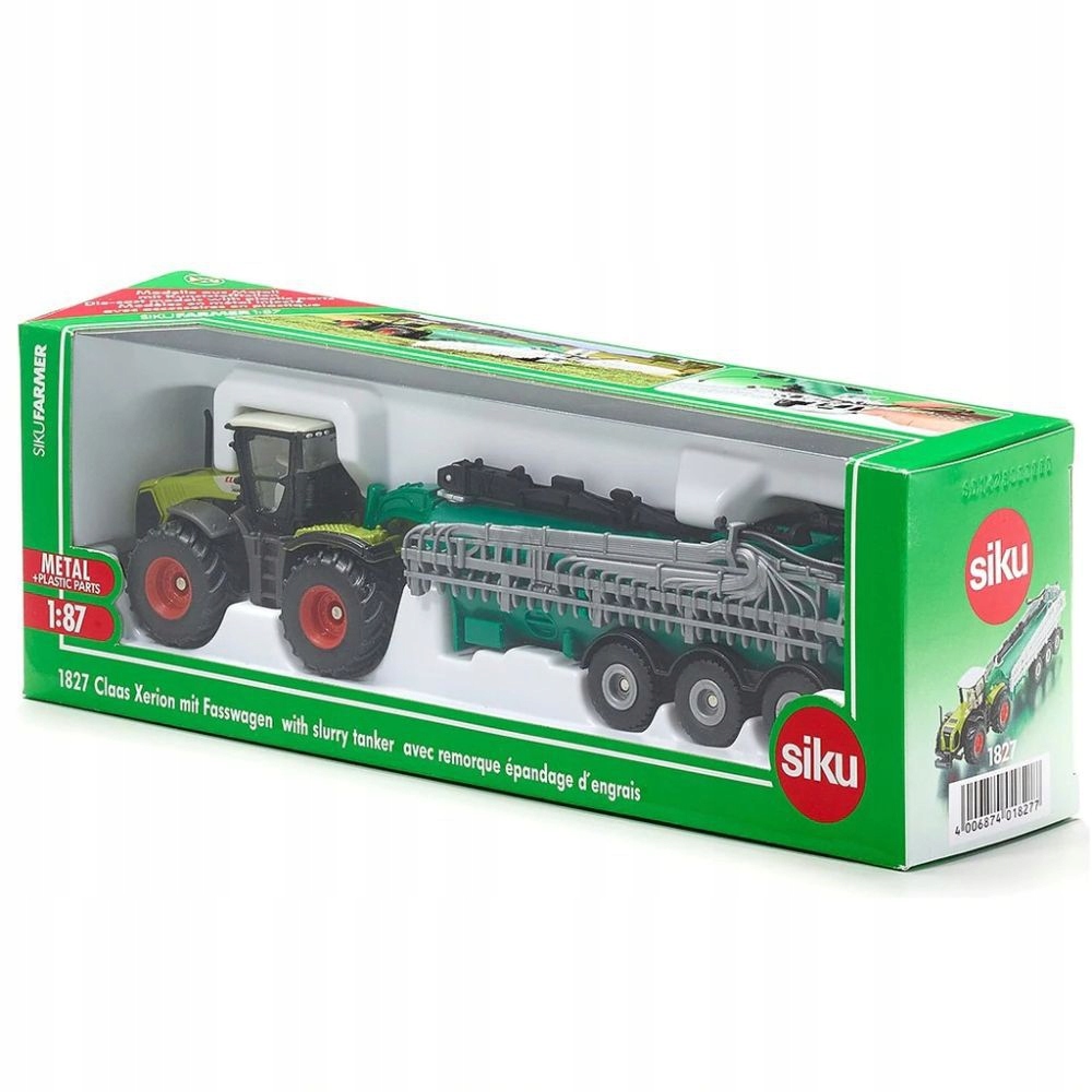 

Siku Traktor Class Xerion Z Cysterną (zabawka)