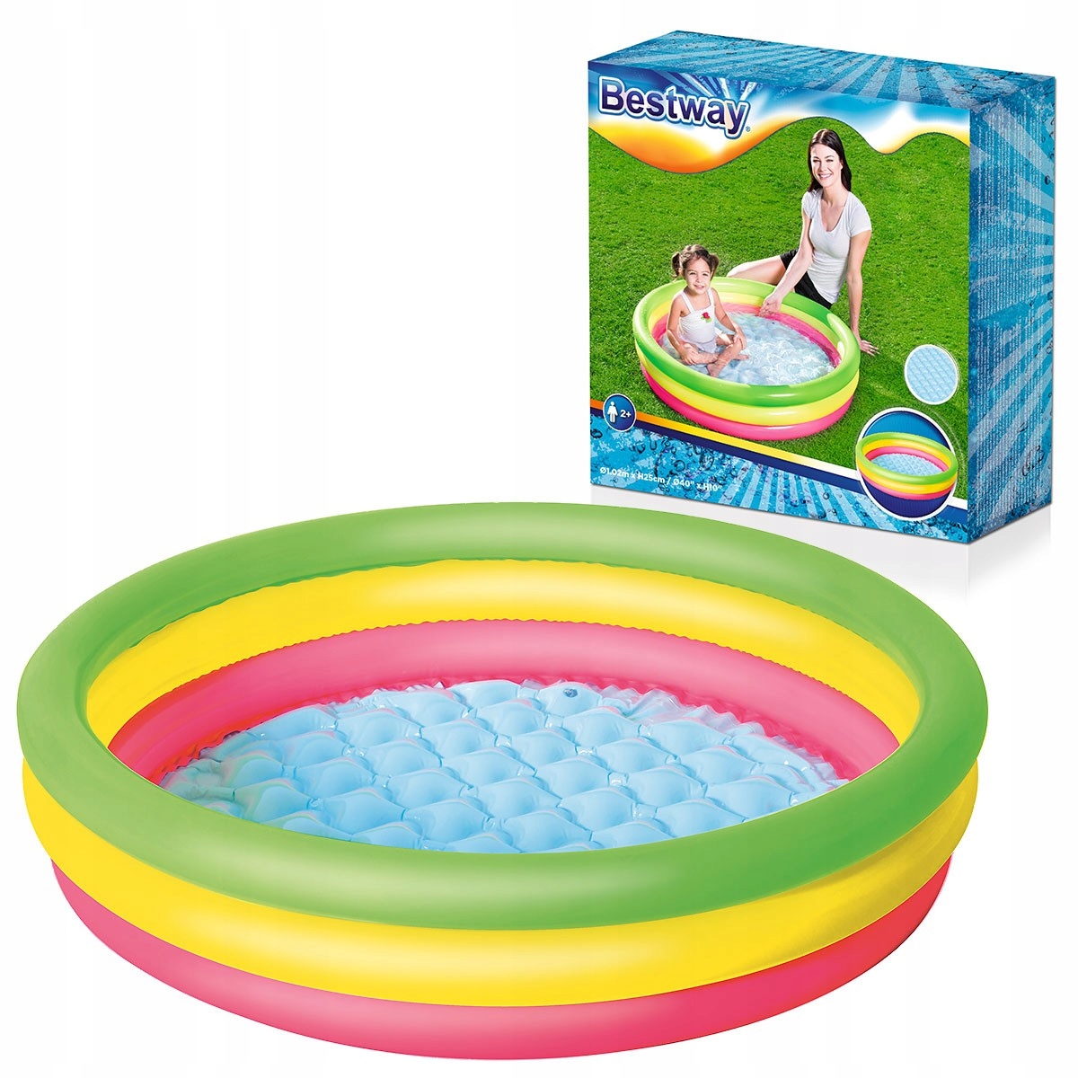 

Bestway 51104 Basen Dmuchany Basenik 102CM