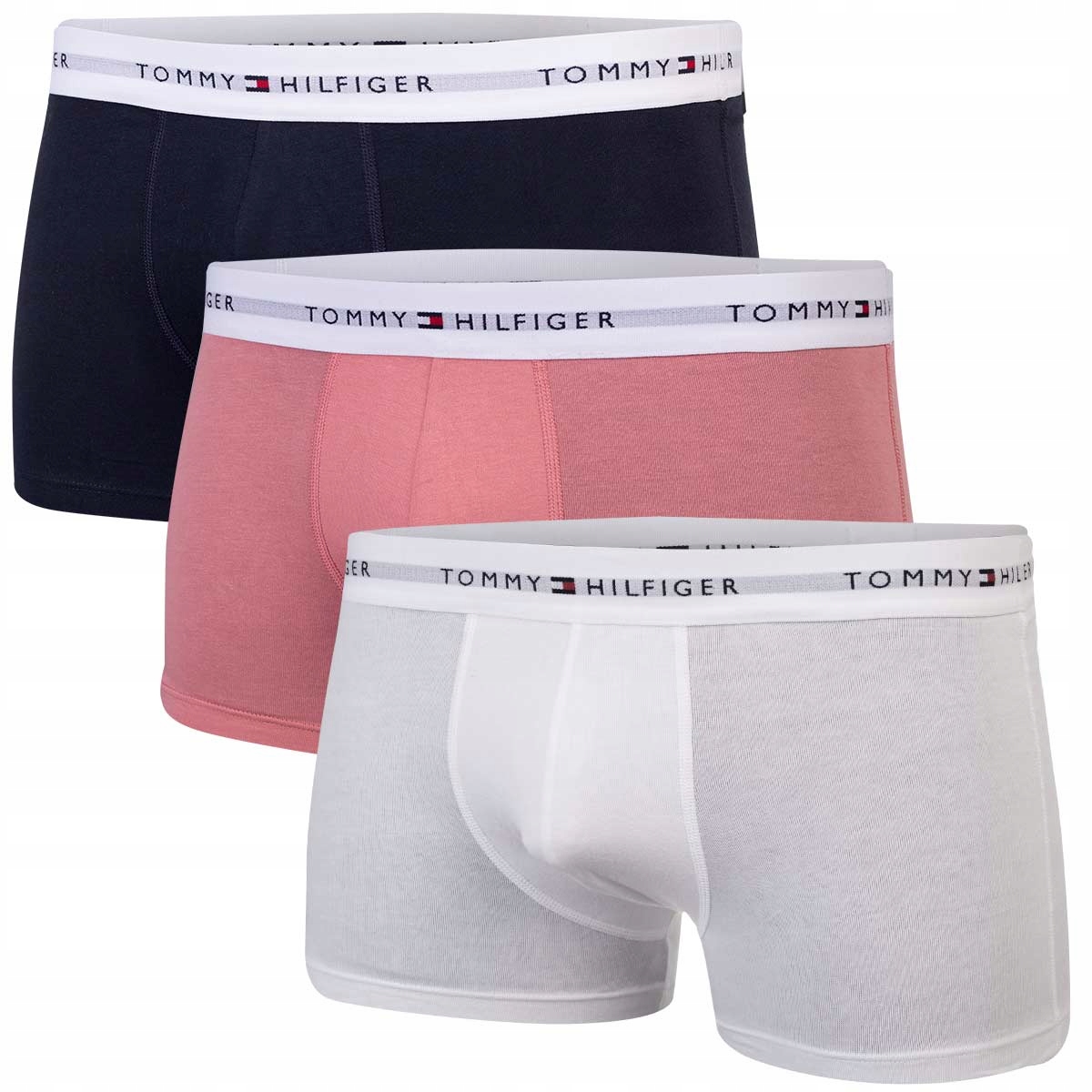 TOMMY HILFIGER BOKSERKI MĘSKIE MAJTKI 3 PARY r.XL