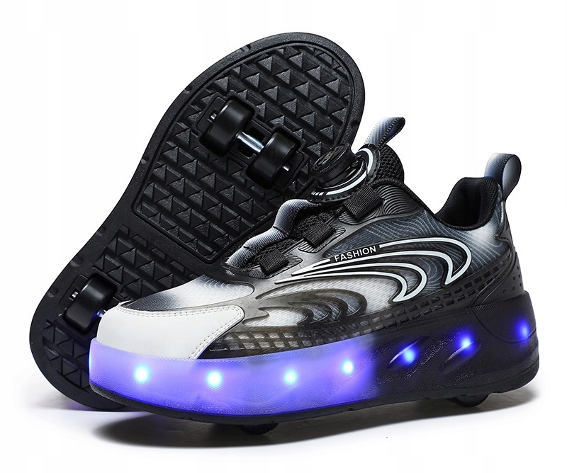 Butorolki Buty Z Rolkami Rolki Wrotki Czane Led Bez Sznurowania