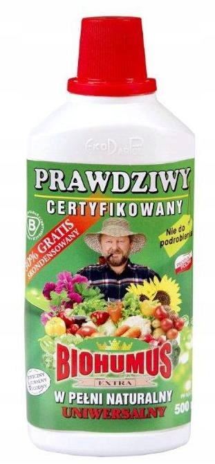 

Biohumus Extra Nawóz Uniwersalny Naturalny 0,5L