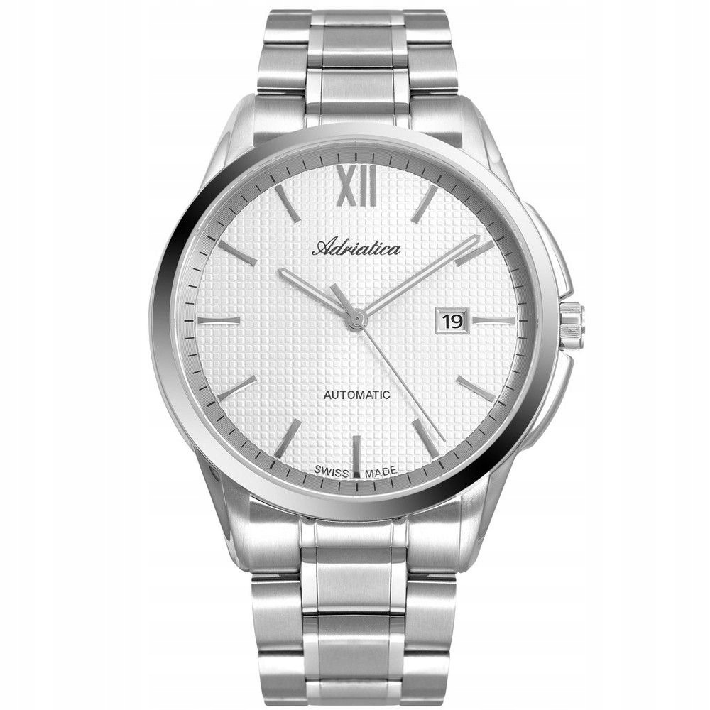 Pánské Hodinky Adriatica na ocelovém náramku A8283.5163A Swiss Made