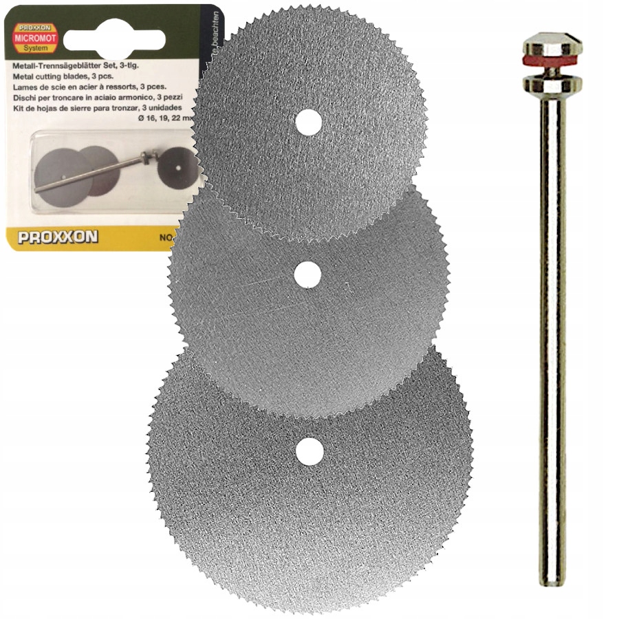 

Proxxon 28830 Tarcze ze stali sprężystej 16-22mm