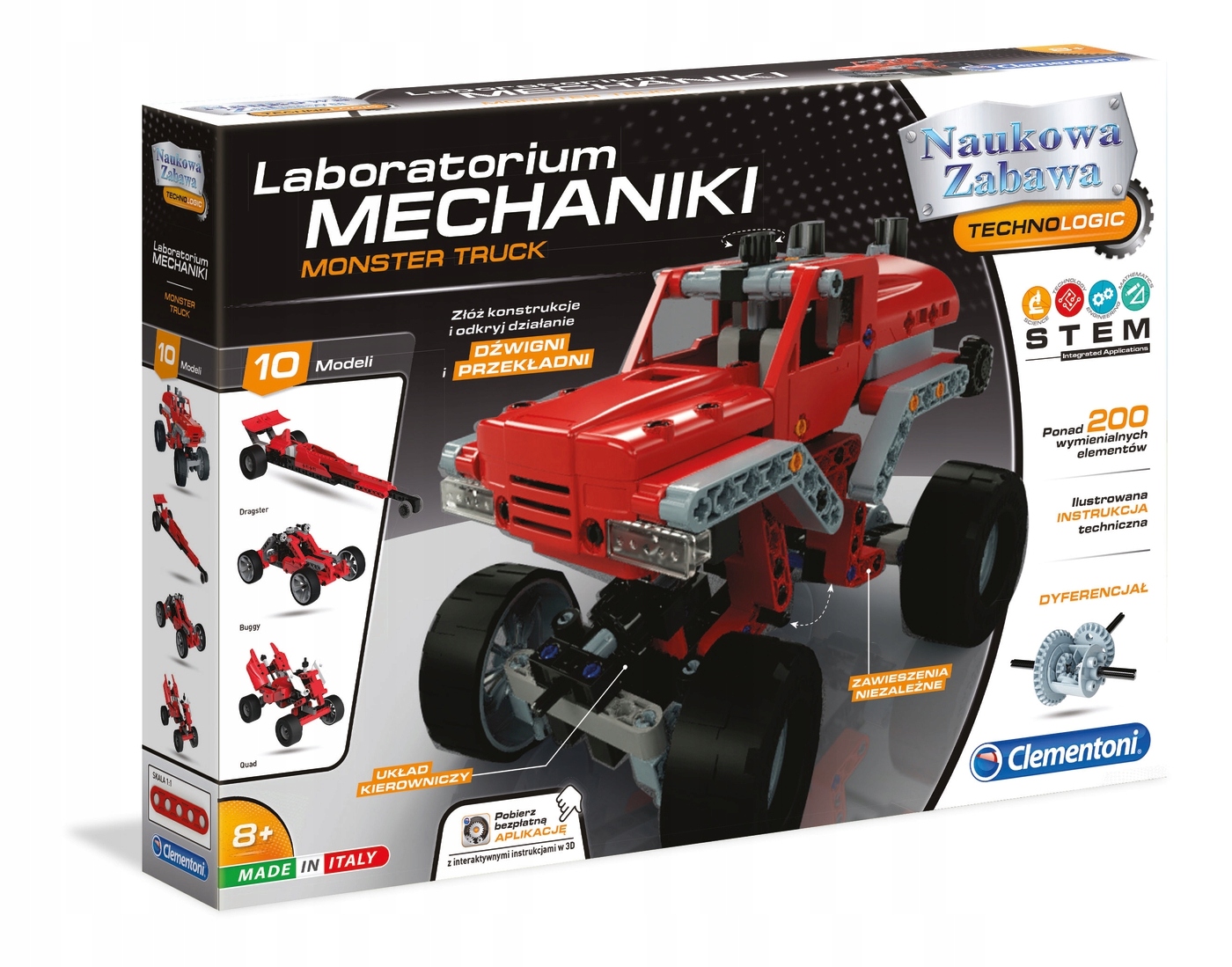 

Laboratorium mechaniki Monster Truck Clementoni