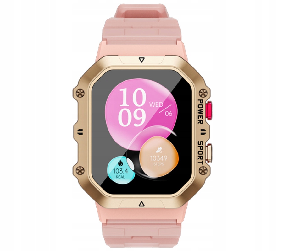 2 x Chytré Hodinky Dámské Hodinky Polské Menu Hovory Oznámení Puls Sport