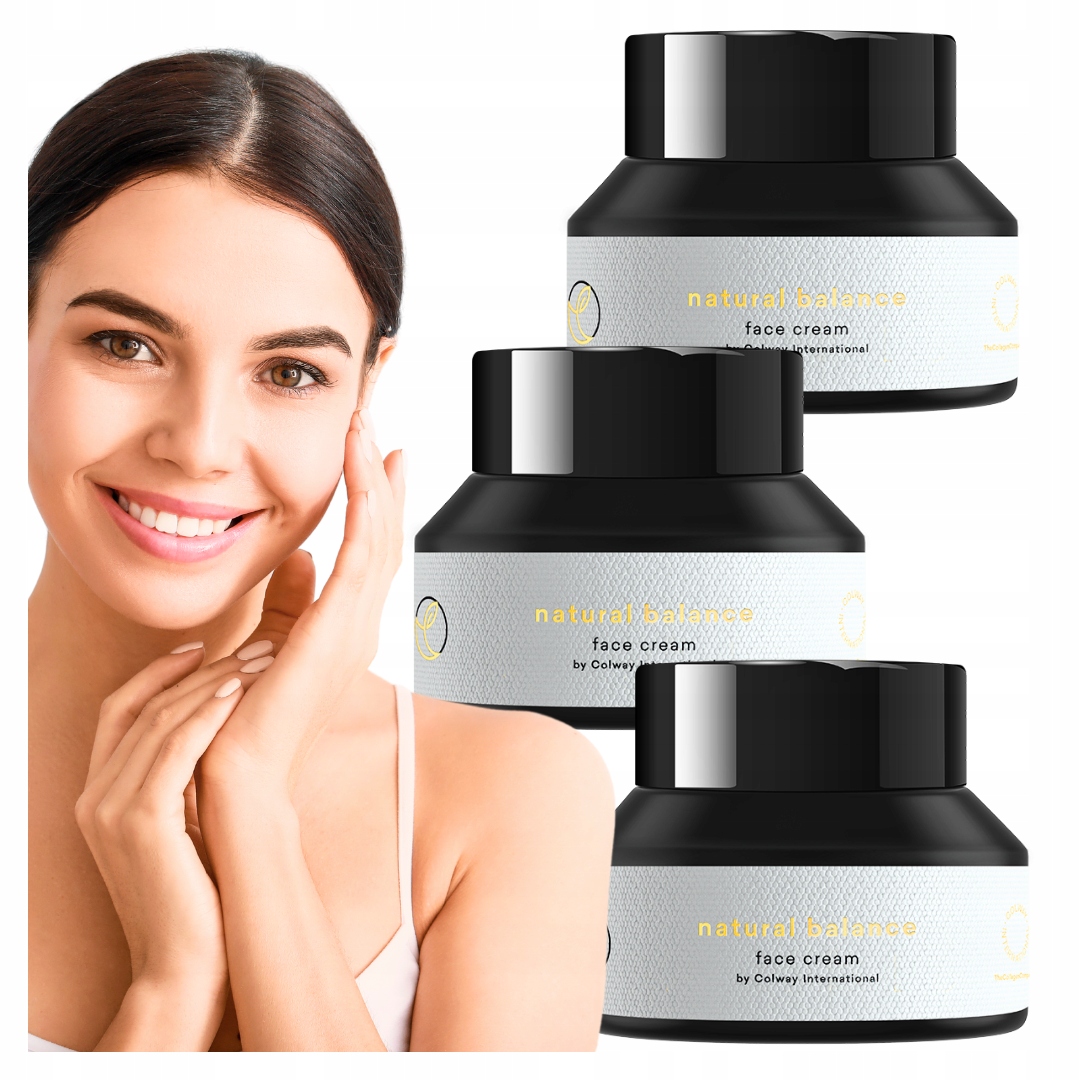 3x Natural balance pleťový krém na obličej 50 ml Colway