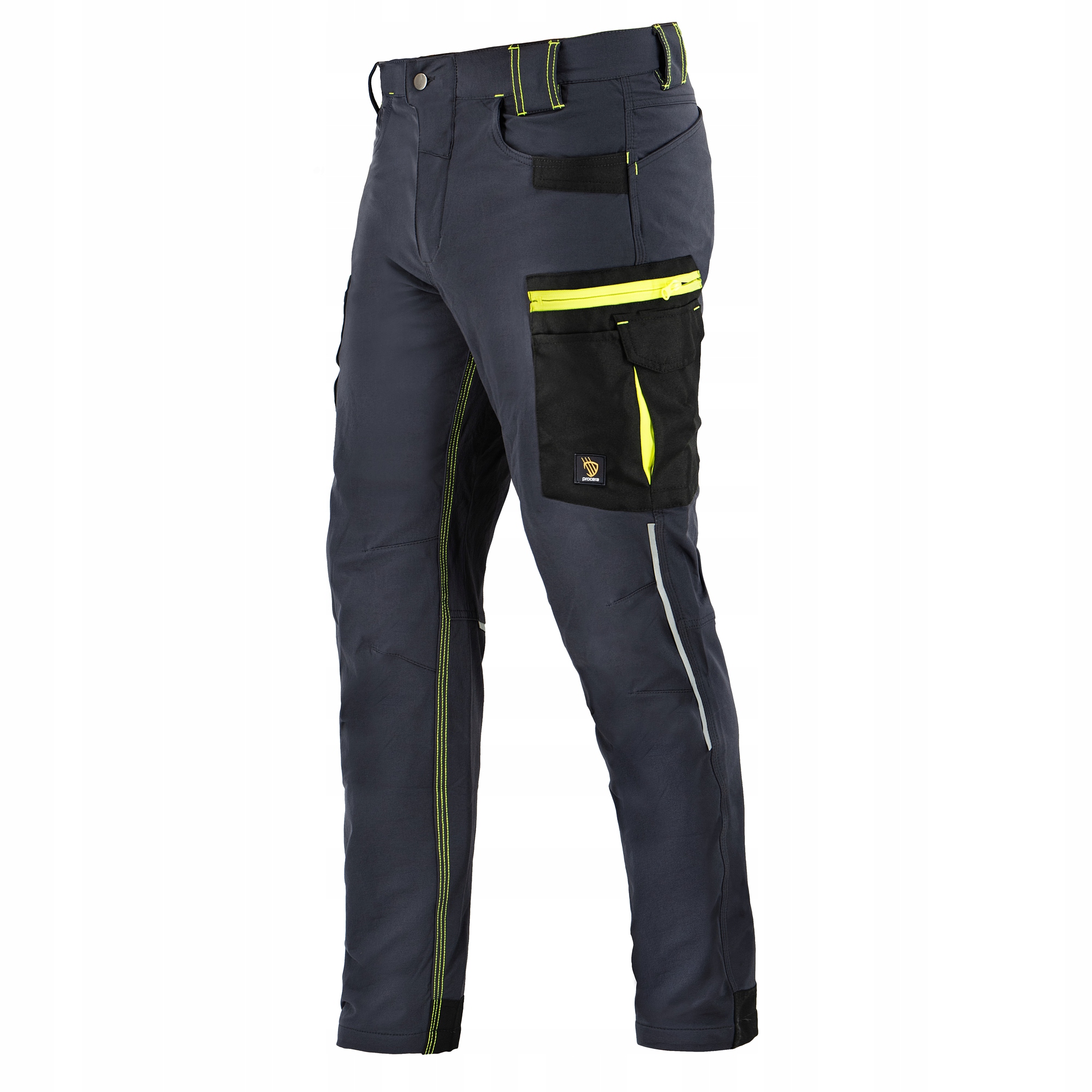 Spodenie Robocze Lekkie Elastyczne Procera Zico Antracyt R. 54