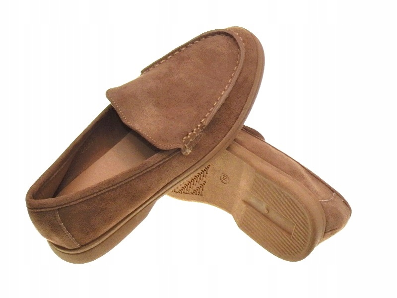 DAMSKIE ZAMSZOWE MOKASYNY 2787 Camel r.41 Marka inna