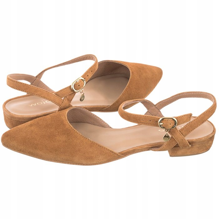 

Buty Damskie Sandały Skórzane Wojas Brązowe 44012