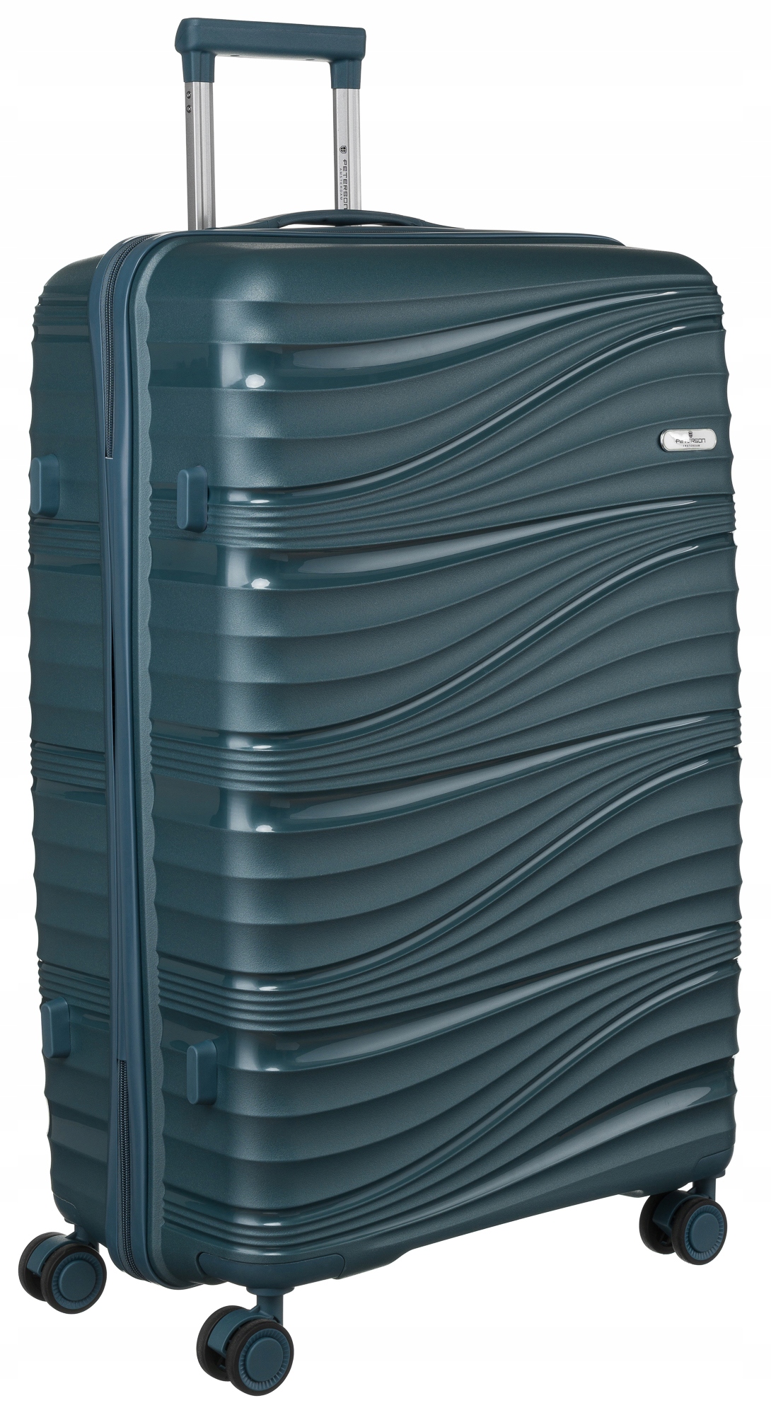 Walizka twarda Peterson podróżna średnia M na kółkach pojemna uchwyt Pp