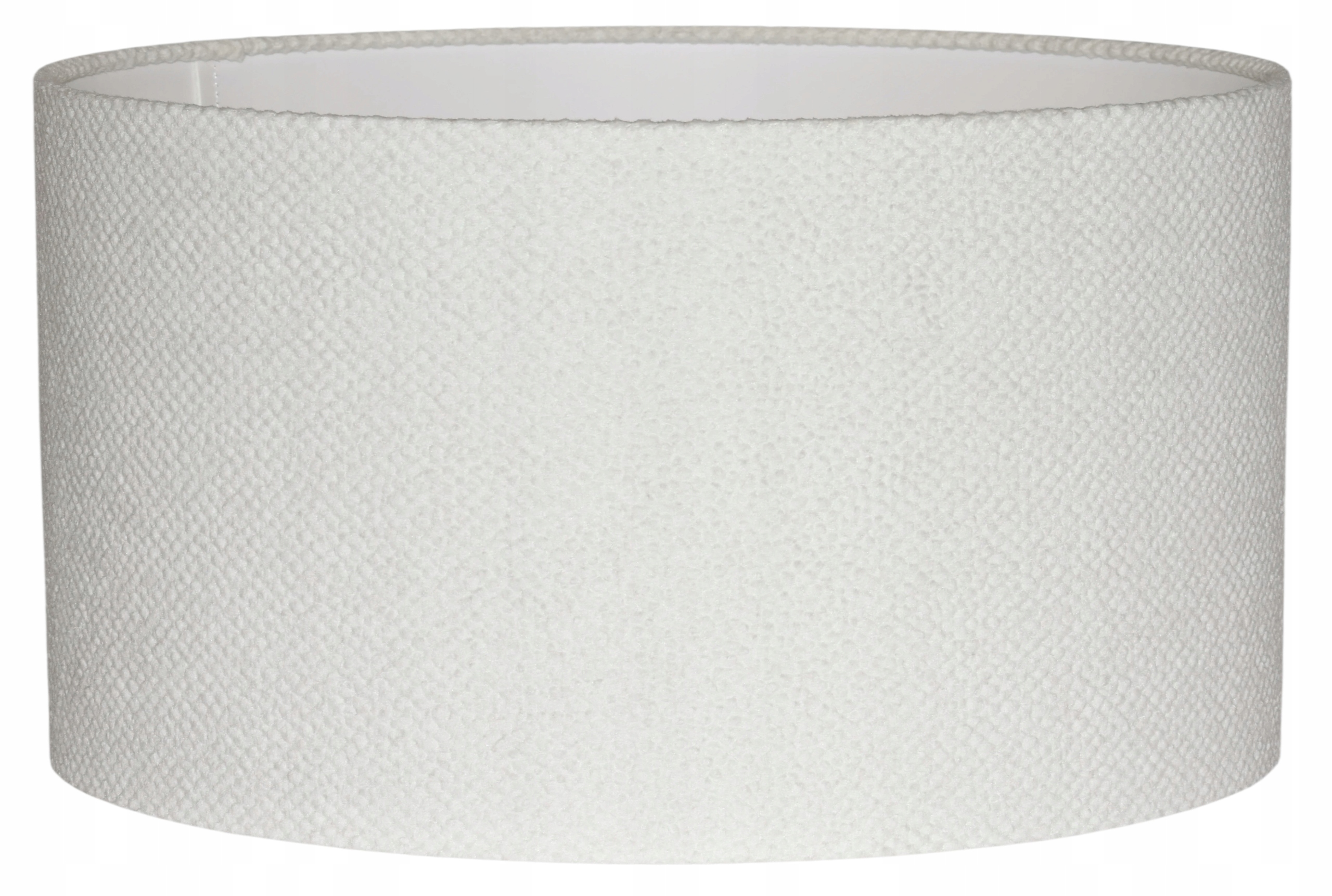 Stínidlo válec E27 E14 bílé ⌀ 35 cm h20 Zavinovací okraje Arezzo