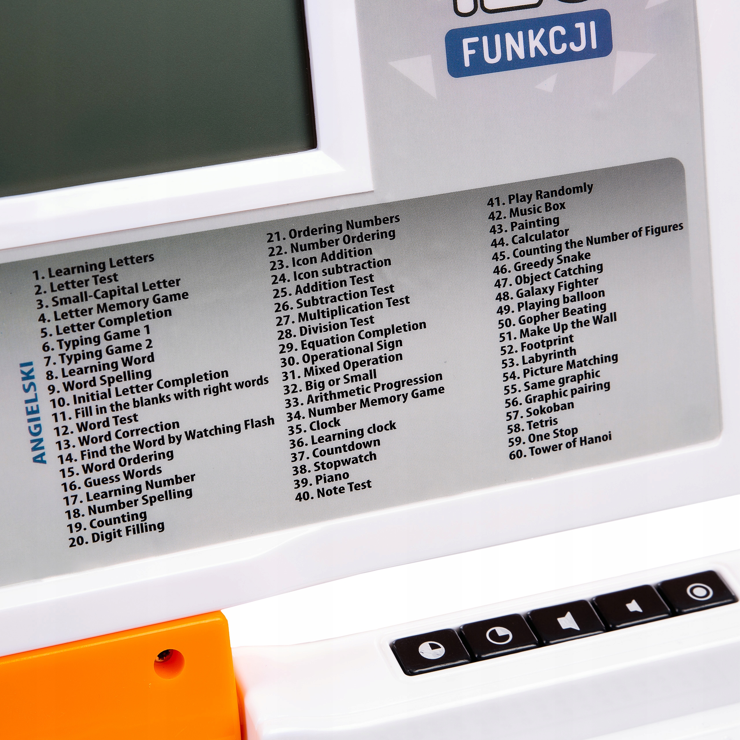 LAPTOP DLA DZIECI EDUKACYJNY NAUKA LITEREK LICZENIA ANGIELSKIEGO OBRACANY Wysokość produktu 4 cm