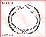 Trw Zf Brzdové Čeľuste (200X25 MM) (861)