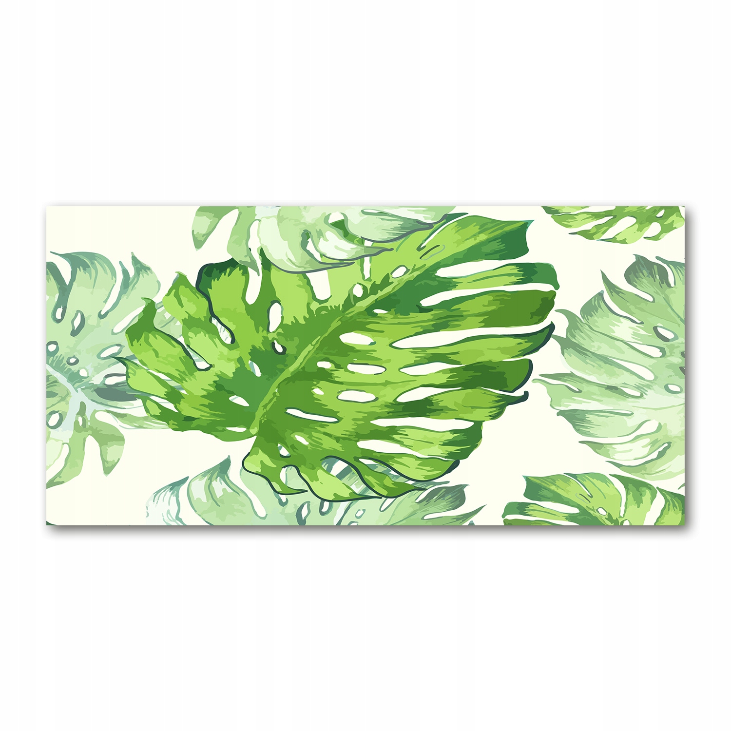 

Foto obraz szkło akryl Tropikalne liście 120X60 cm