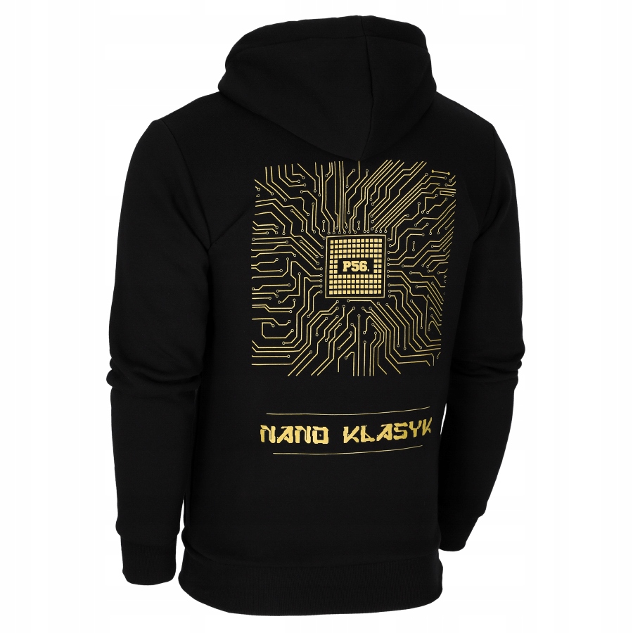 Mikina S Kapucí Dudek P56 Neon Černá vel. XXL