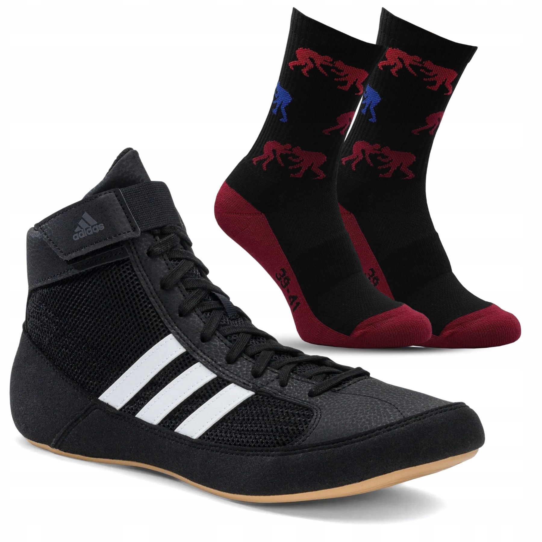 Zápasnické Boty Adidas Havoc AQ3325 Boxerské Tréninkové Černé 40 2/3