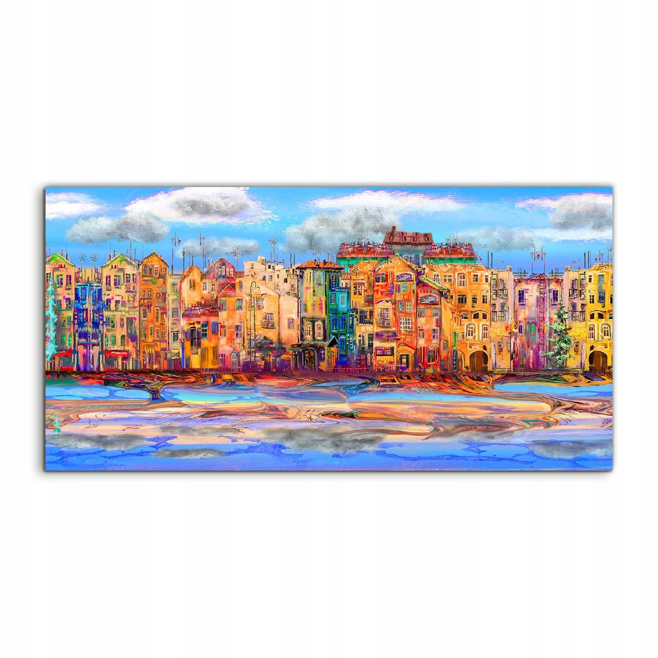 Akrylový obraz 100x50 na stenu Krajina Architektúra