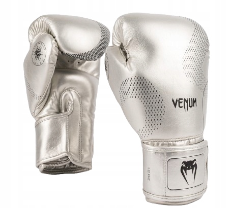 Venum Nexus Rękawice Bokserskie Boxing Gloves Silver/Black 12OZ