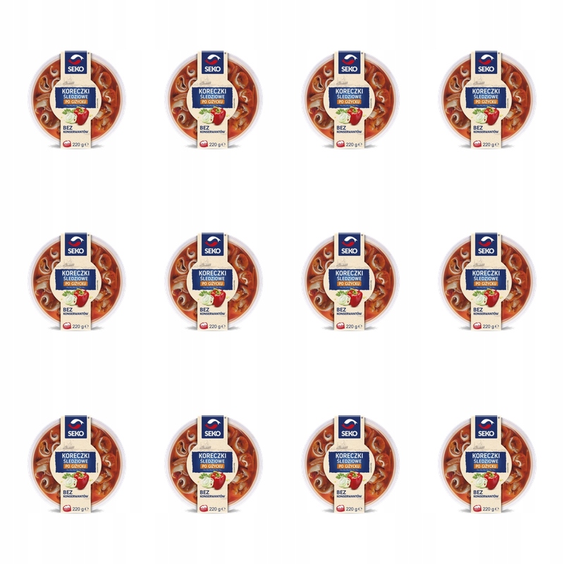 Jednohubky sleďové po giżycku 220 g Seko X12