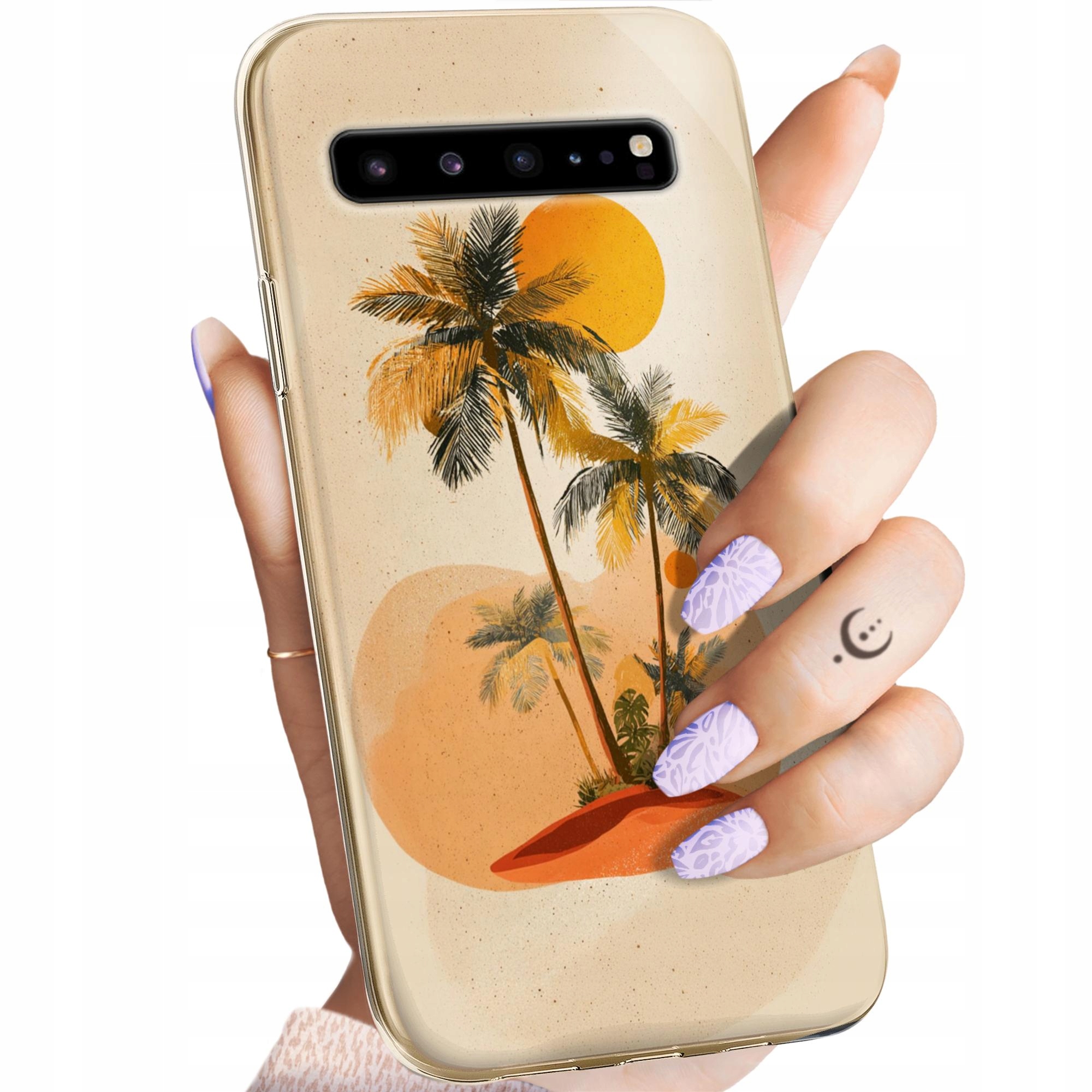 Etui Do Samsung Galaxy S10 5G Palmy Dżungla Egoztyka Tropikalne Case