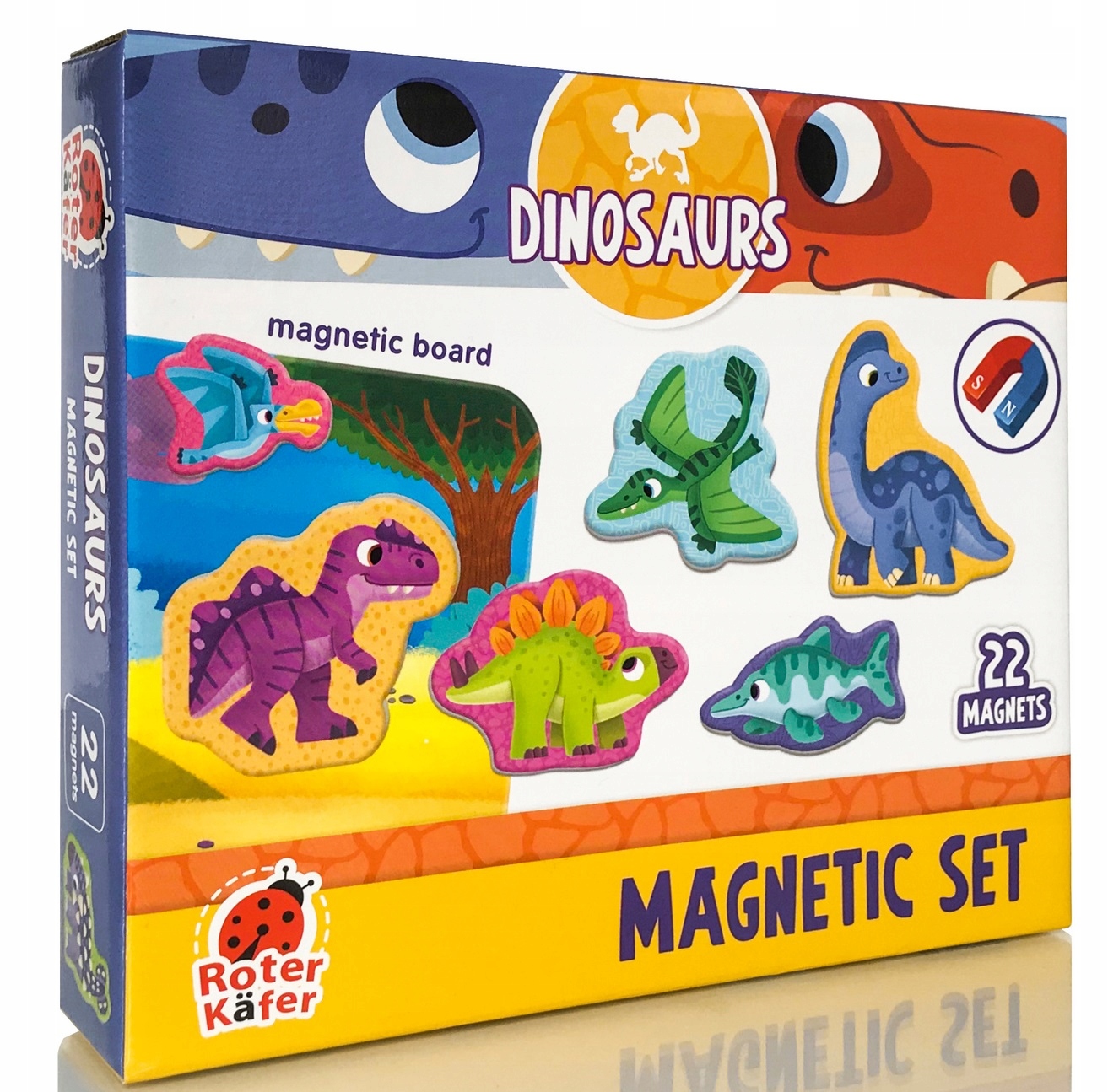 

Zestaw magnesów Dinozaury Roter Kafer Dinusie
