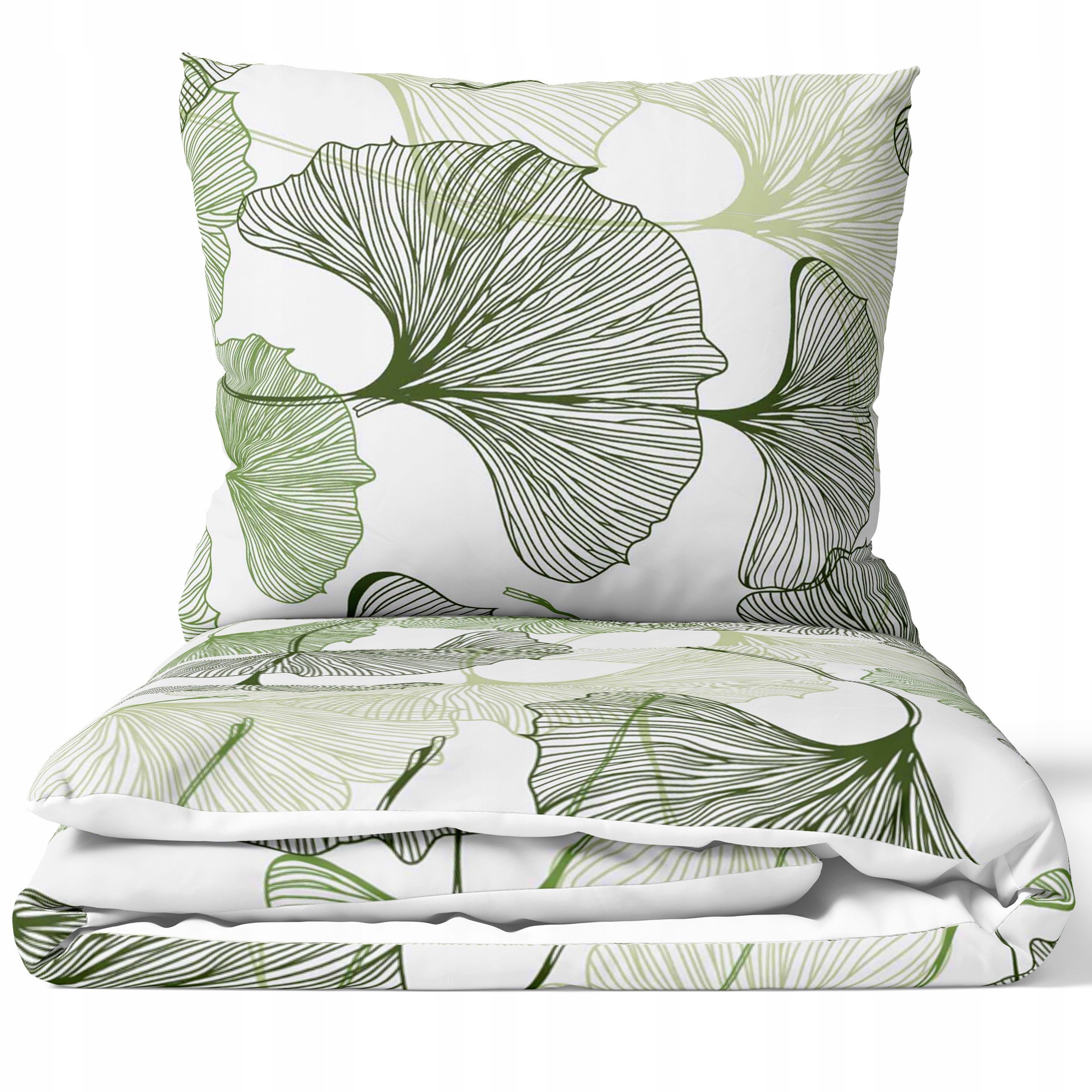 Pościel 100% Bawełna Miłorząb Snu Polski Komplet Pościeli 200x200