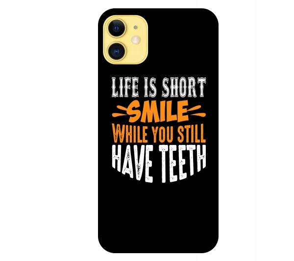 

Etui pokrowiec do iPhone 11 Life is short