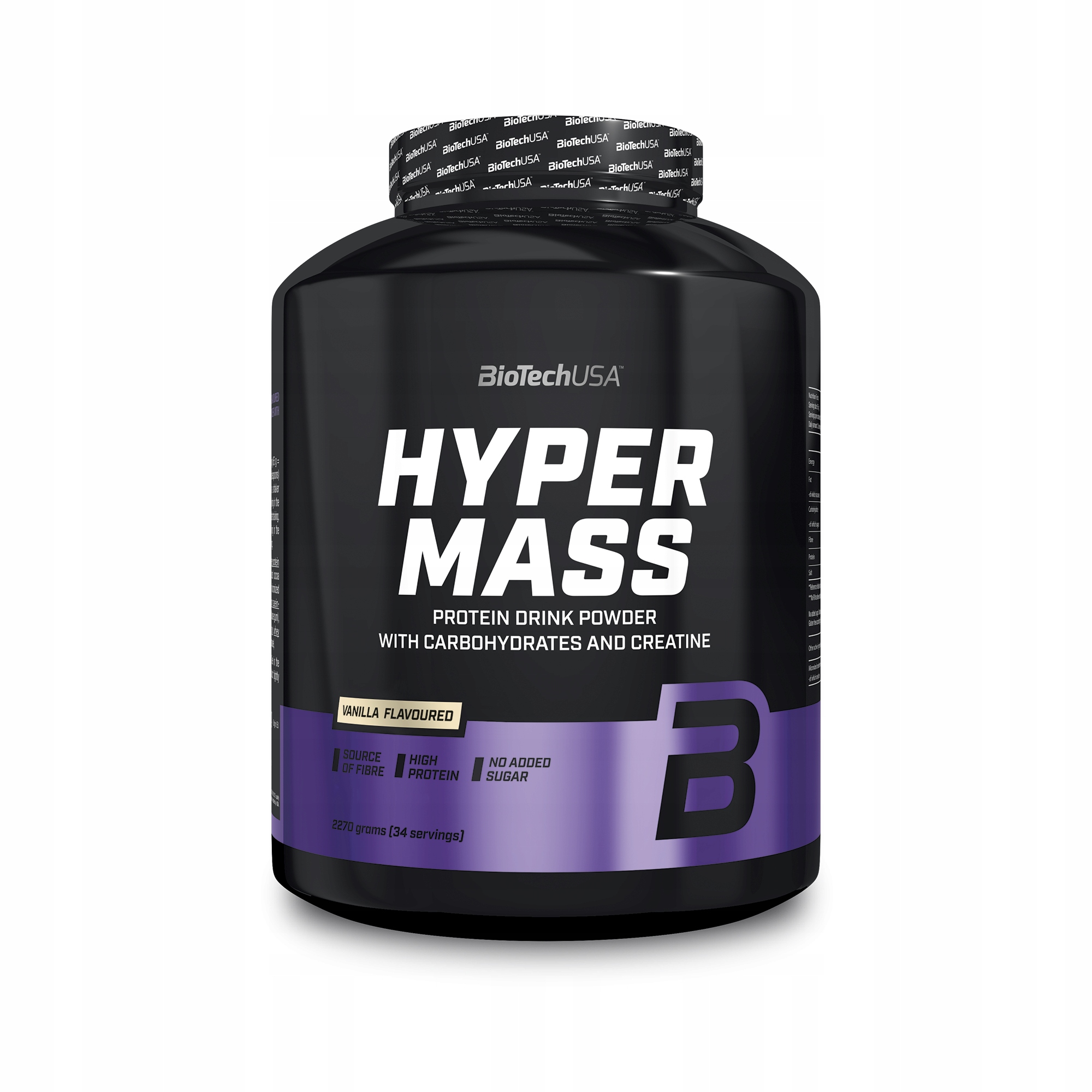 BioTech Hyper Mass 2270 g Gainer Masa XL Vanilka