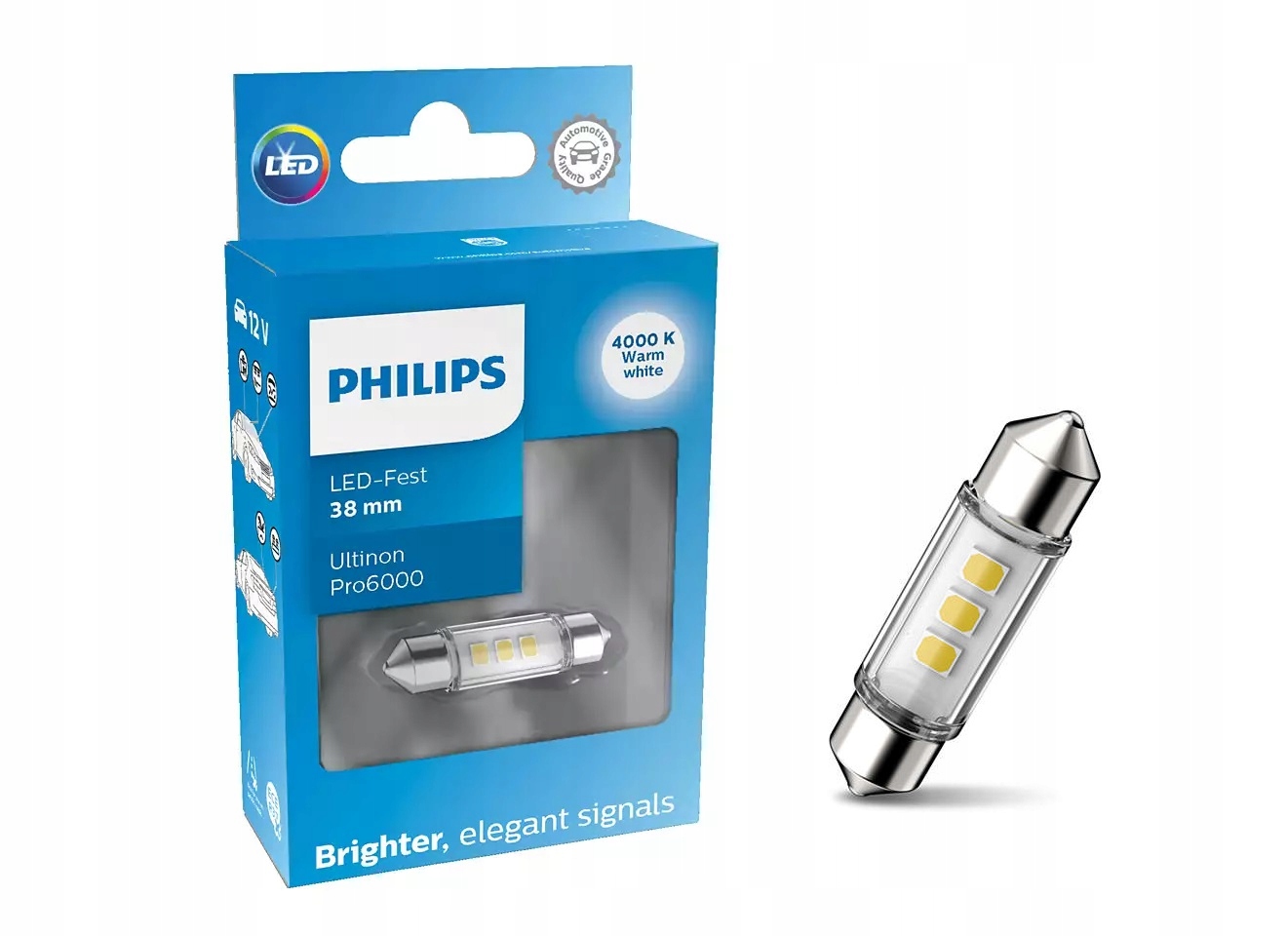 

Philips Led C5W 38mm 4000K Ultinon Pro6000 1szt.