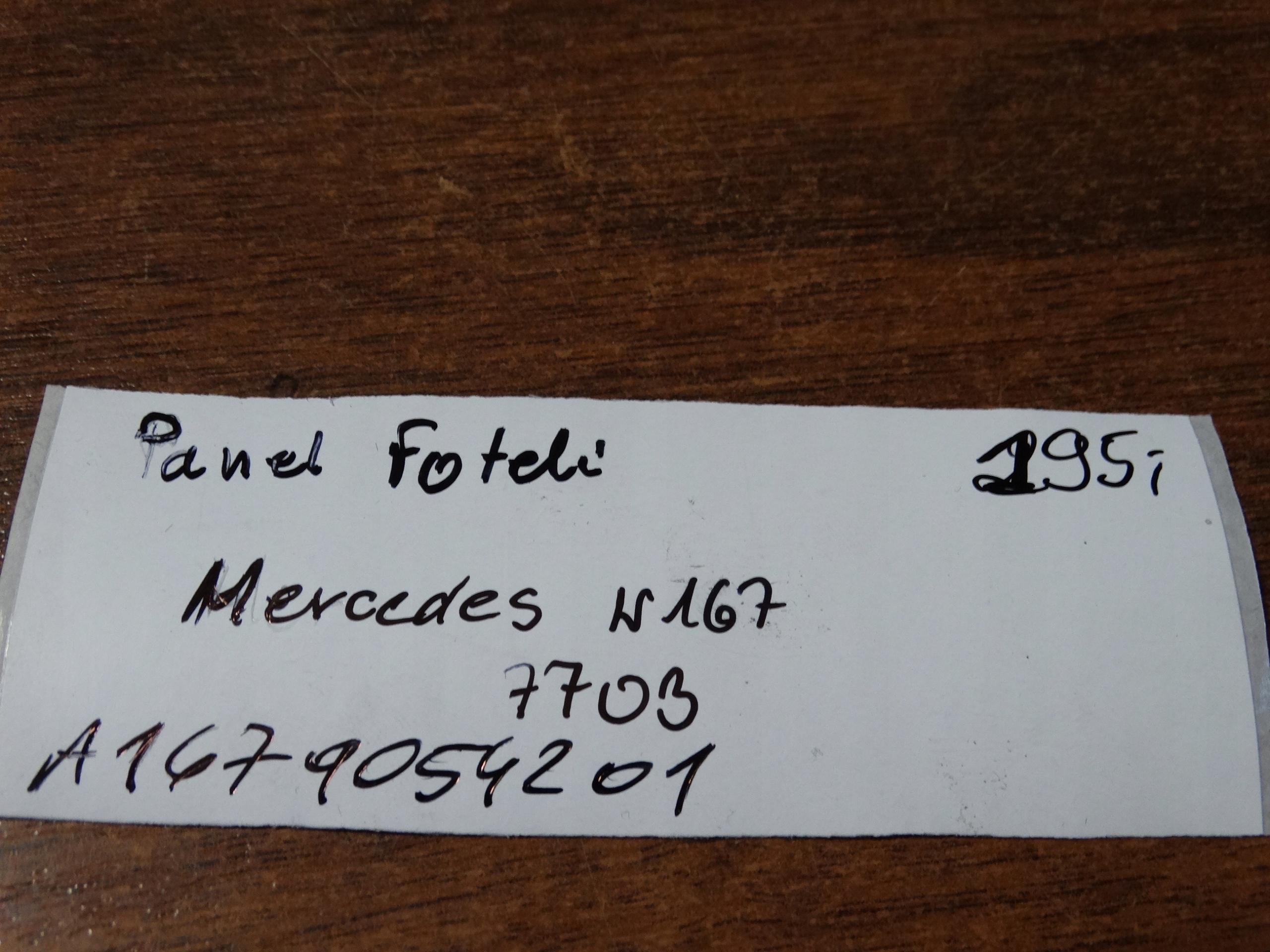 IDEALNY PANEL Sièges MERCEDES W167 1 5
